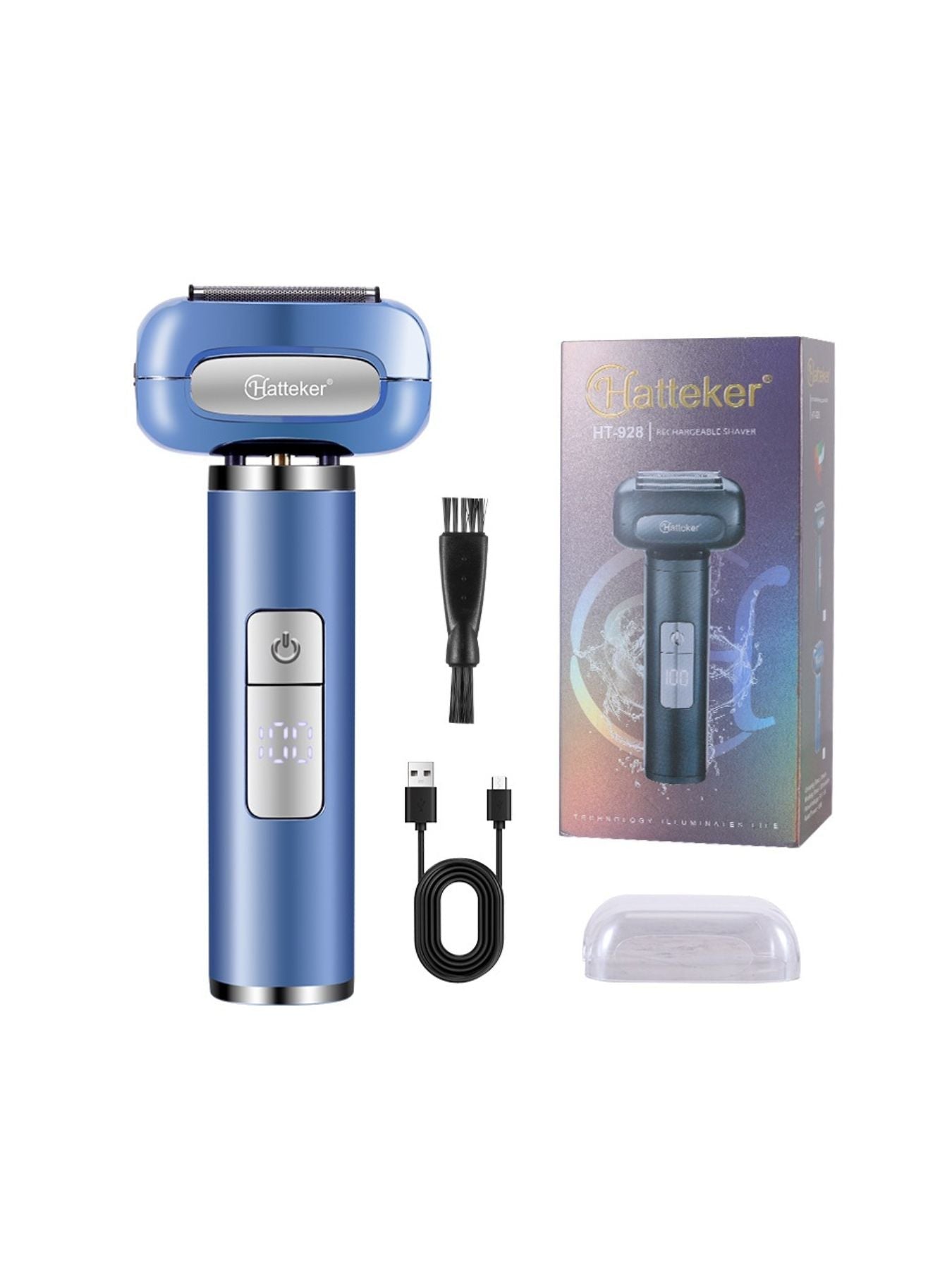 Electric Shaver with LED Display