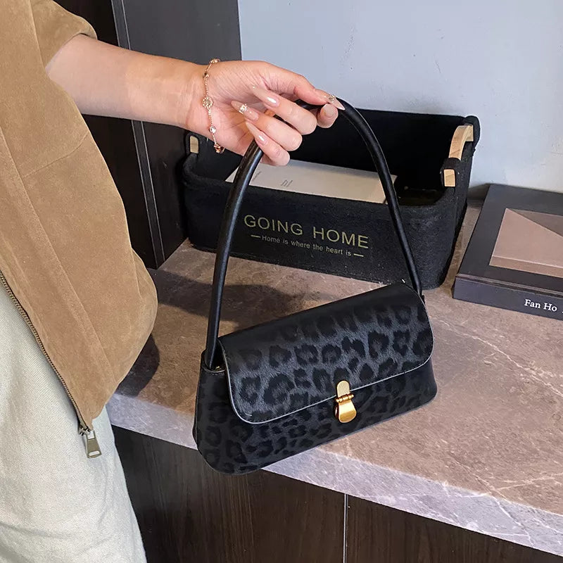 Leopard Print Shoulder Bag