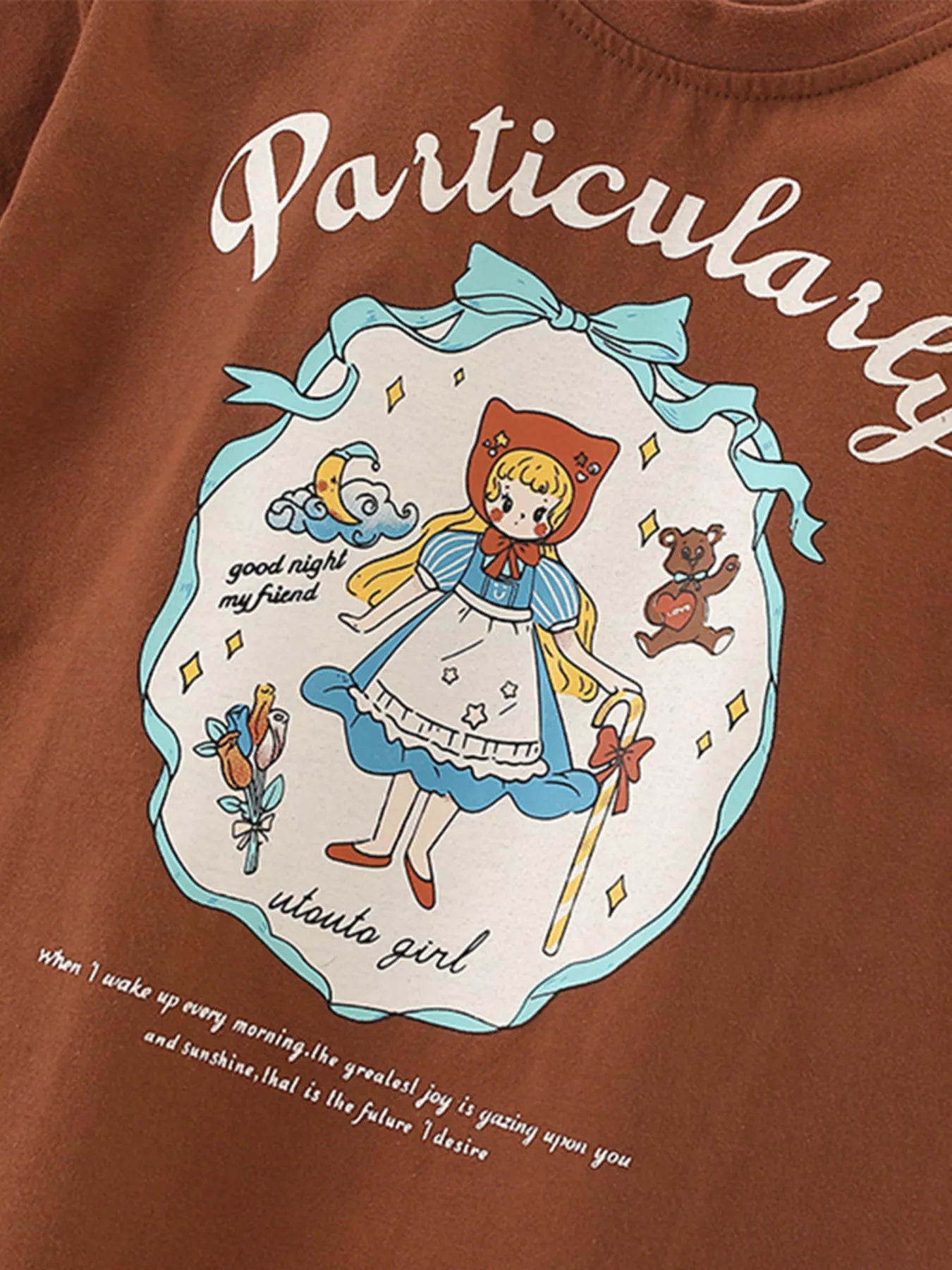 Children's Cartoon Graphic Short Sleeve T-Shirt