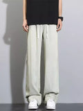 Men's Full Size Vintage Wash Wide Leg Jeans Plus Size