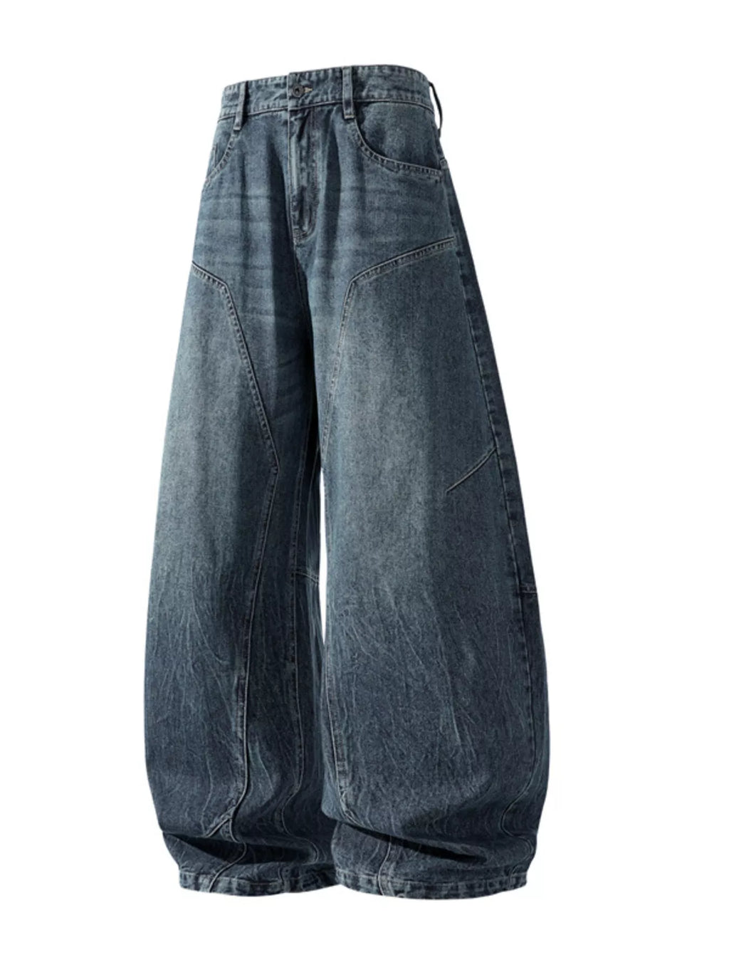Men's Plus Size Wide Leg Jeans