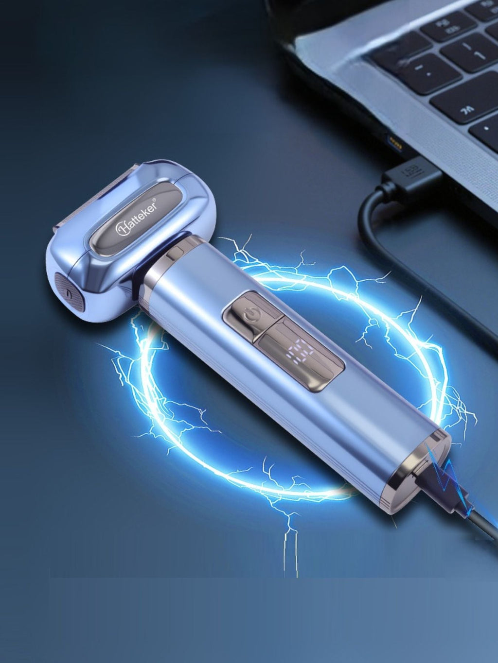 Electric Shaver with LED Display