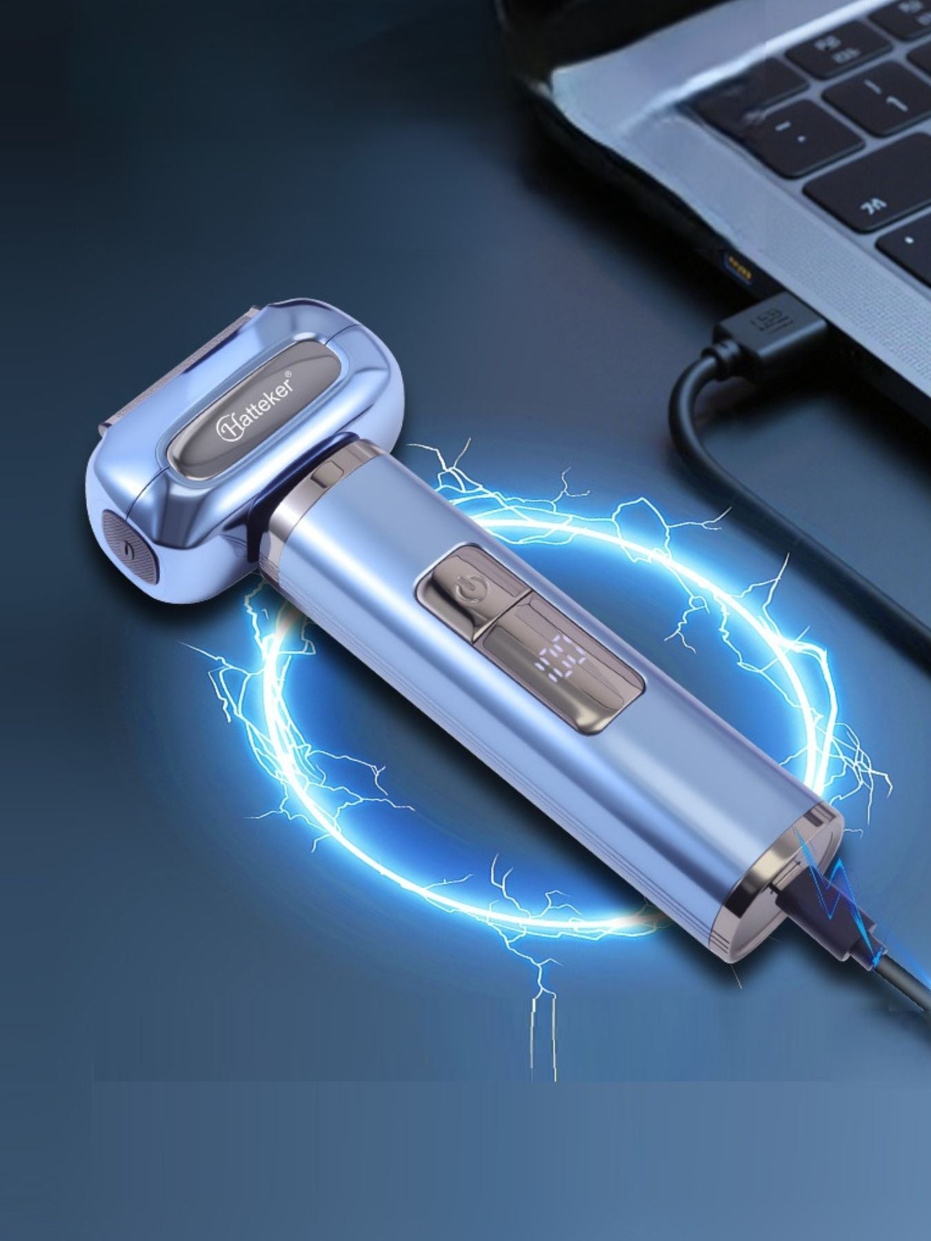 Electric Shaver with LED Display