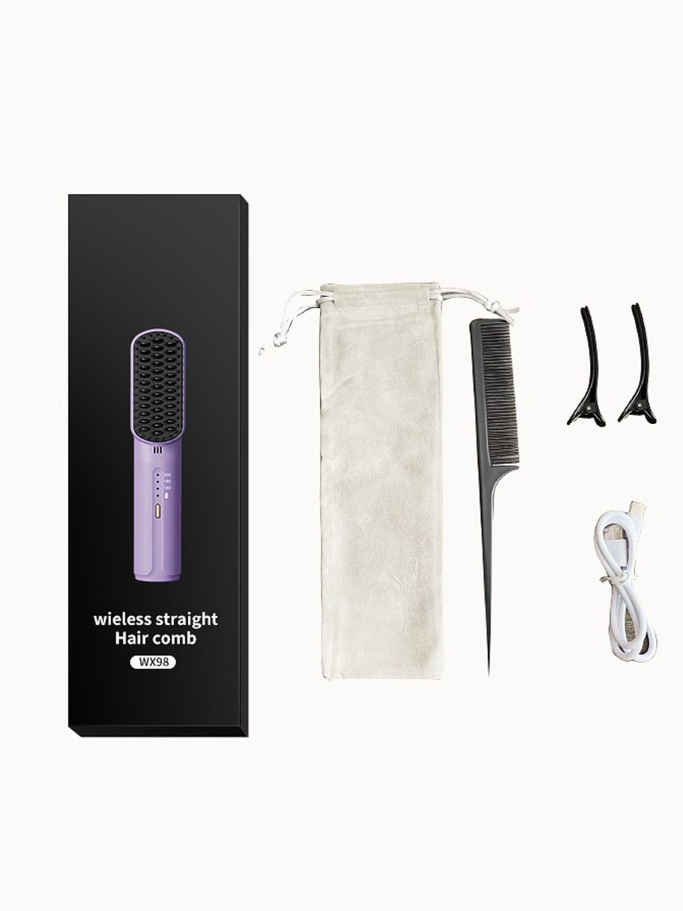 Portable Heated Straightening Comb