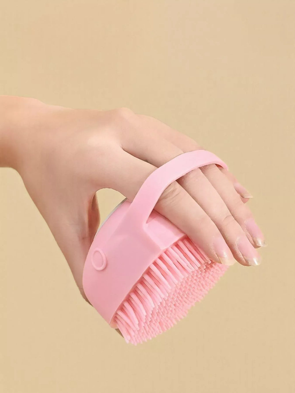 Cute Cartoon Silicone Pet Bath Brush