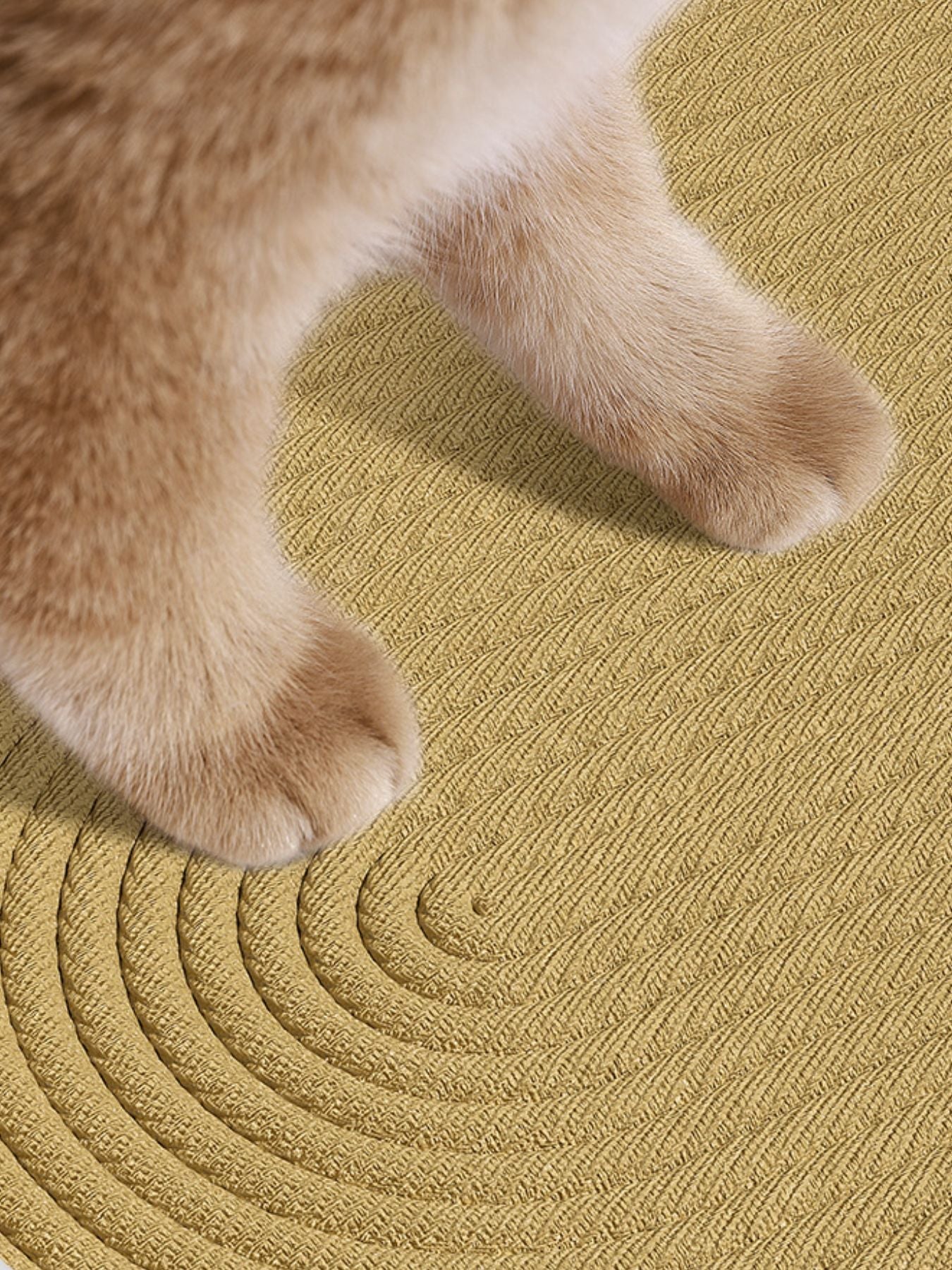 Woven Rope Oval Pet Bed