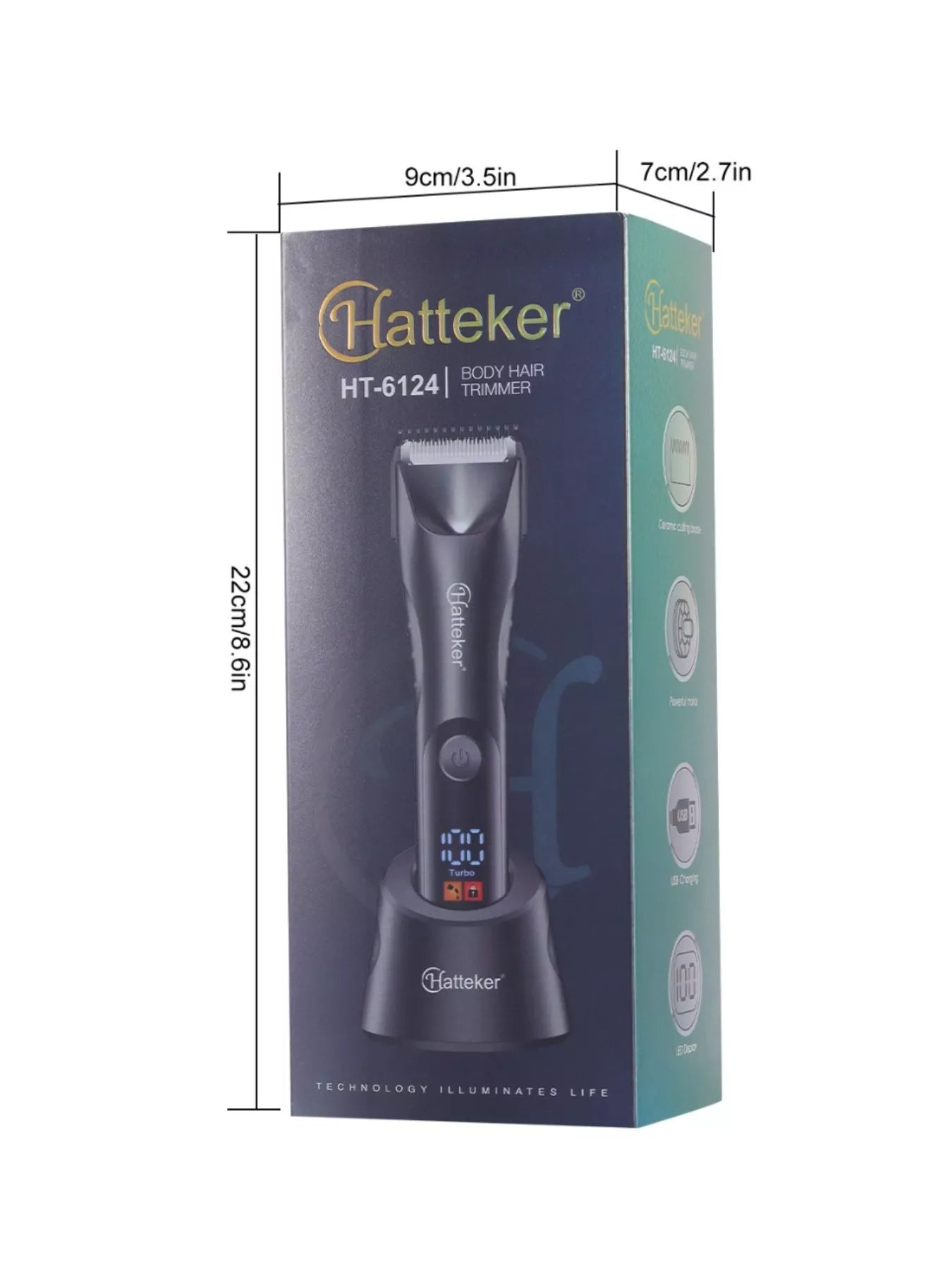 Ceramic Blade Portable Waterproof Hair Removal
