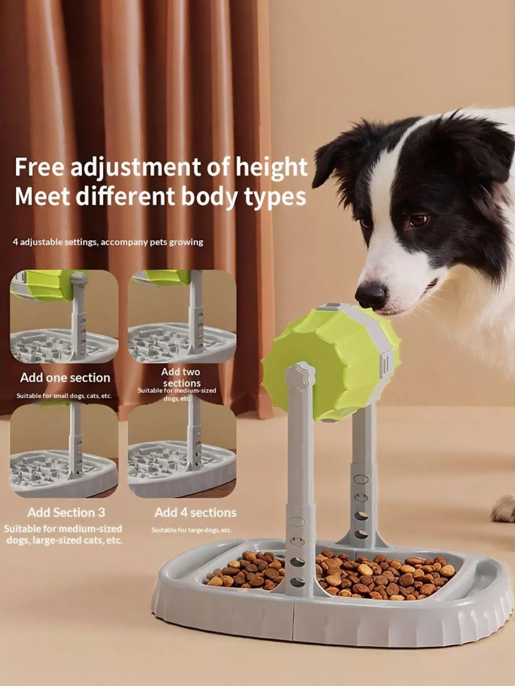 Adjustable Height Pet Feeding Station