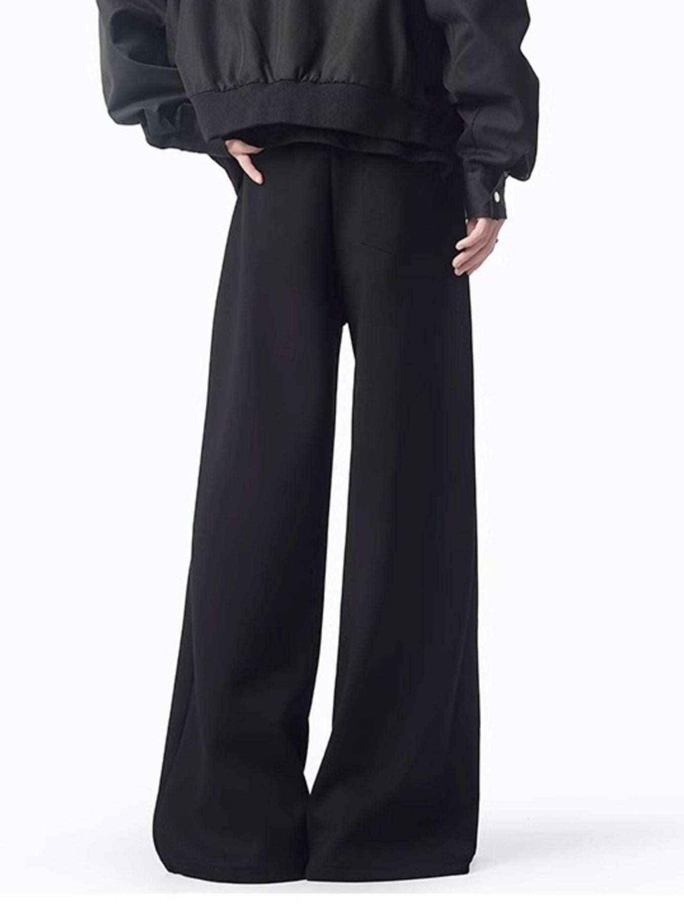 Men's Plus Size Casual Wide Leg Sweatpants