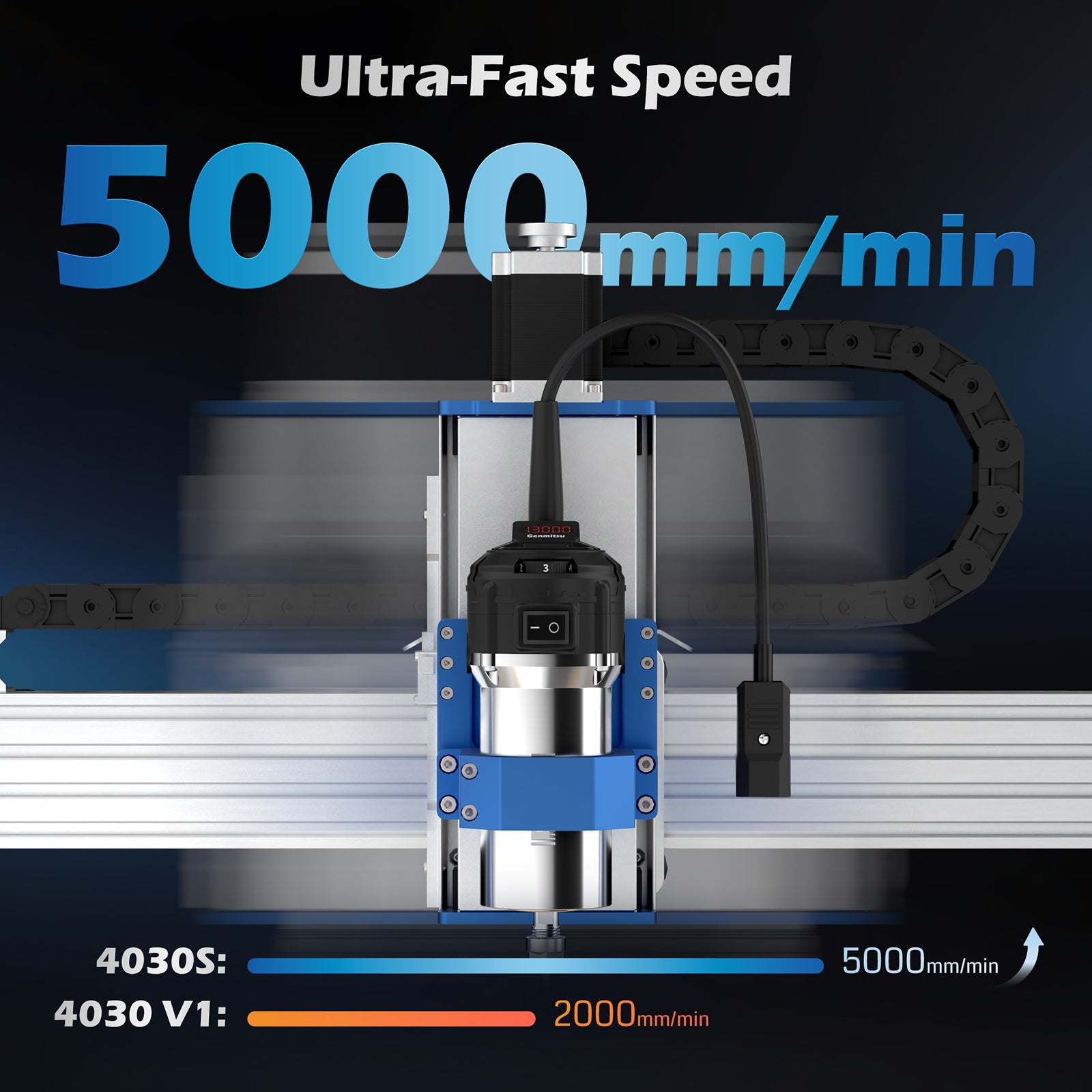 PROVerXL 4030S Desktop CNC Router Machine with Vectric Software, 32 Bit MCU, 710W Spindle