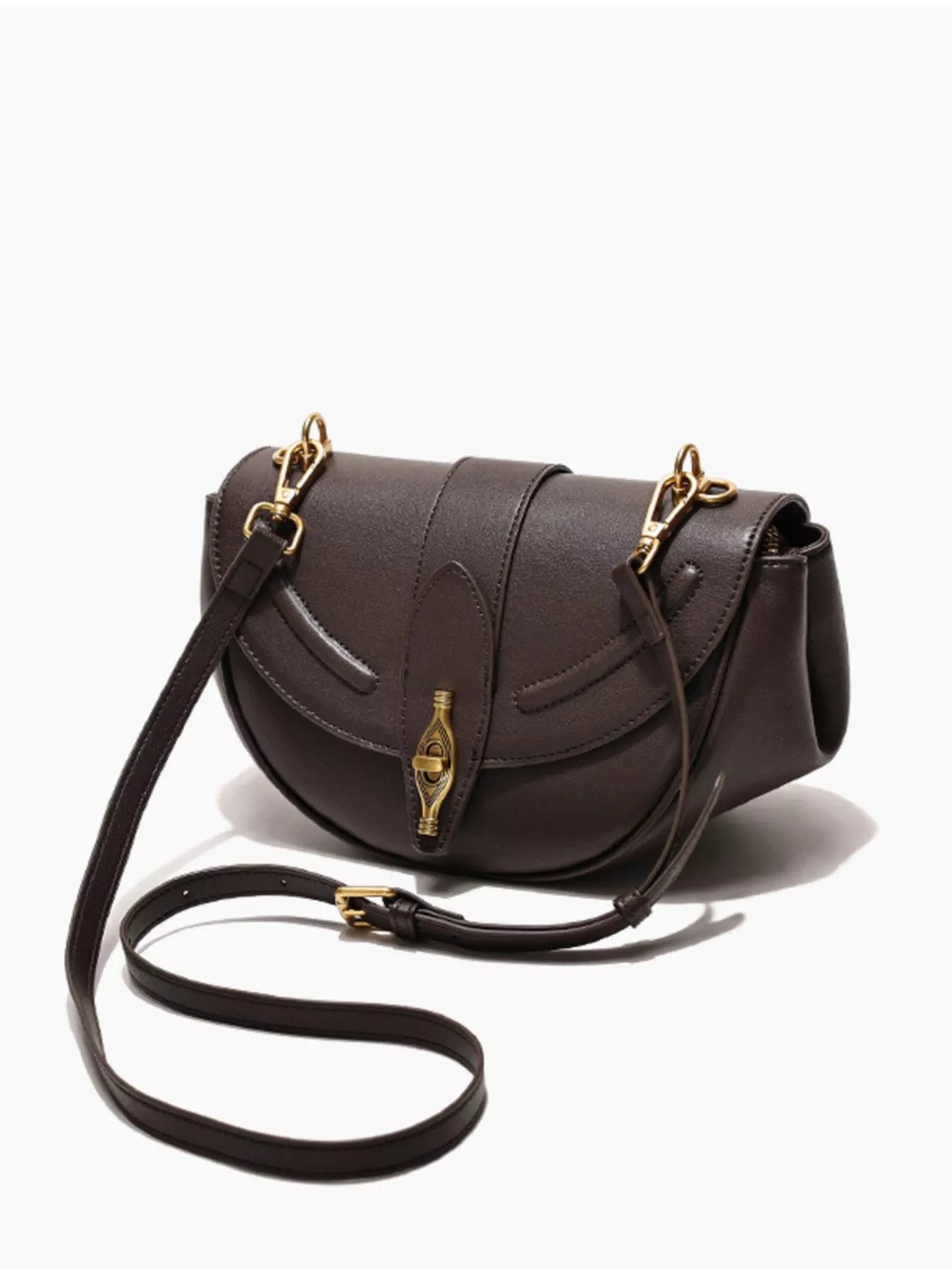 Vintage Saddle Shoulder Bag