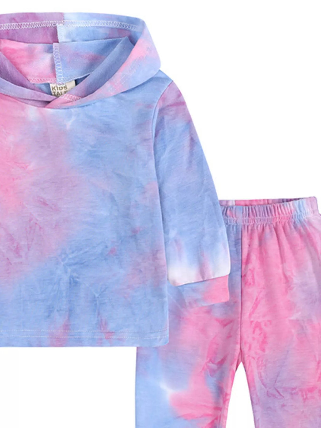 Children's Tie-Dye Hoodie and Pants Set