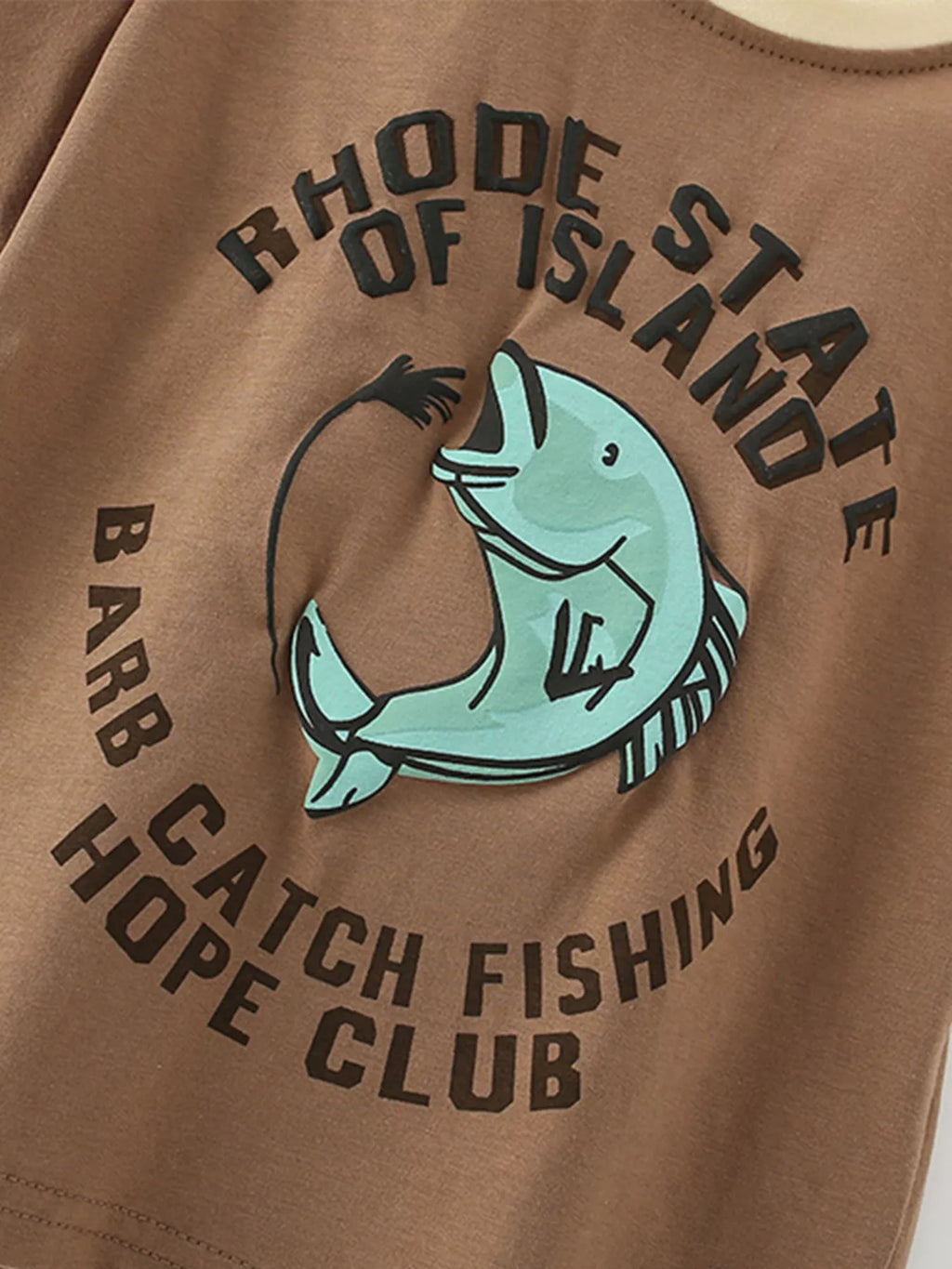 Children's Rhode Island Fishing Graphic Short Sleeve T-Shirt