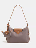 Nylon Hobo Shoulder Bag with Coin Purse