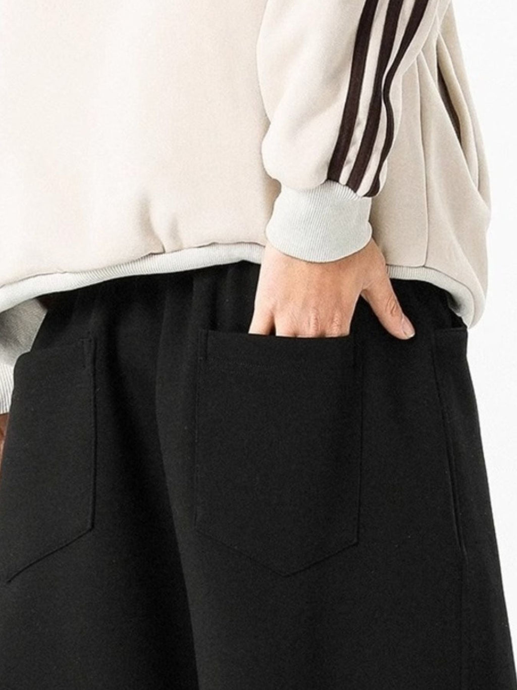 Men's Plus Size Wide Leg Sweatpants