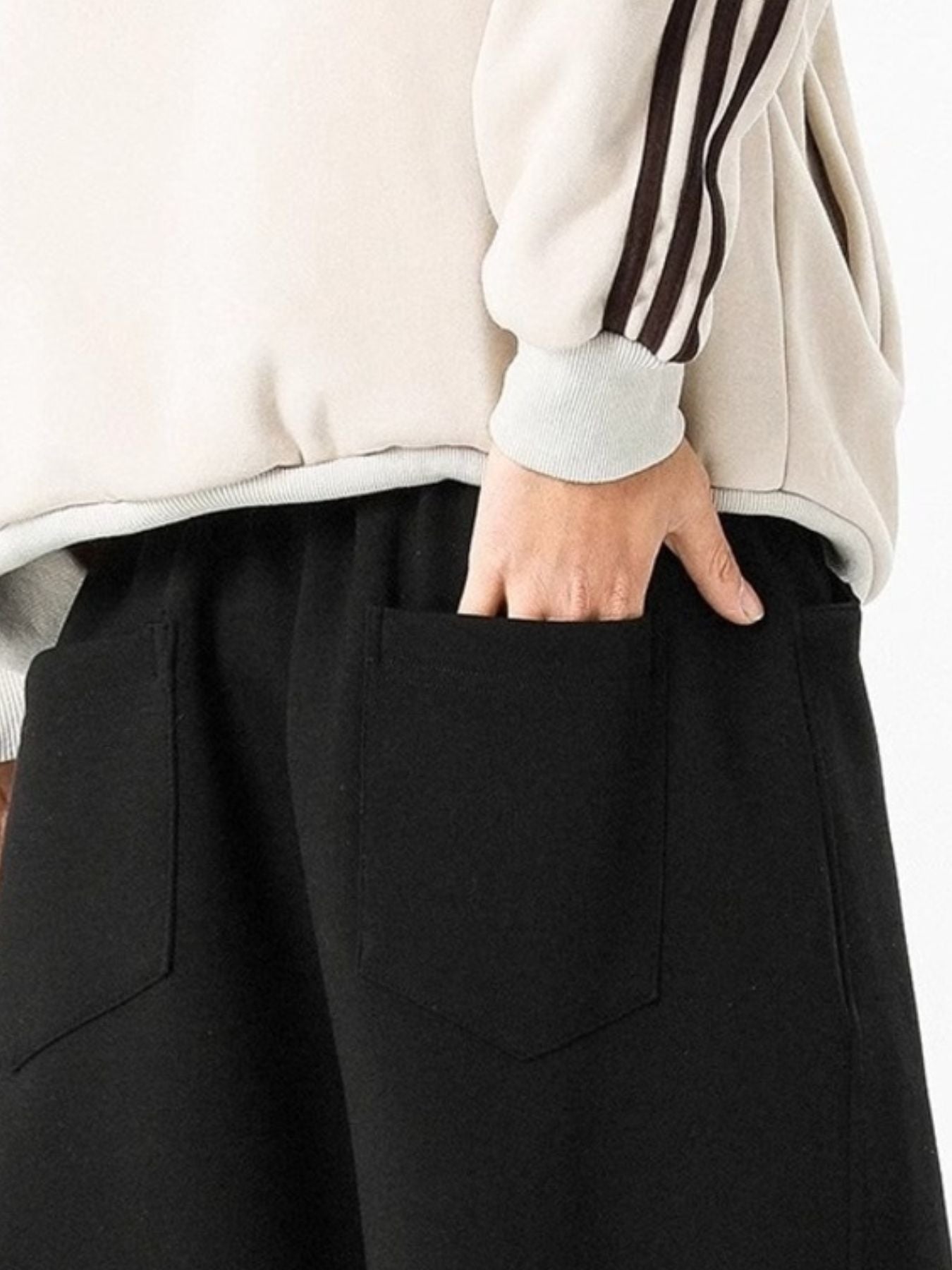 Men's Plus Size Wide Leg Sweatpants