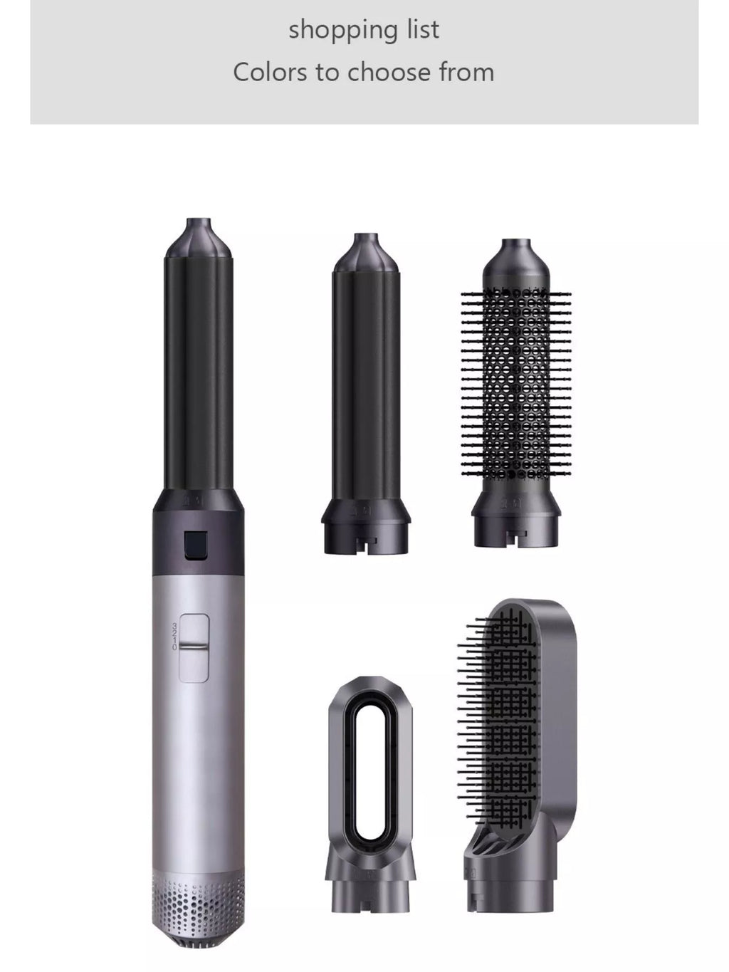 6-in-1 Interchangeable Head Curling Iron