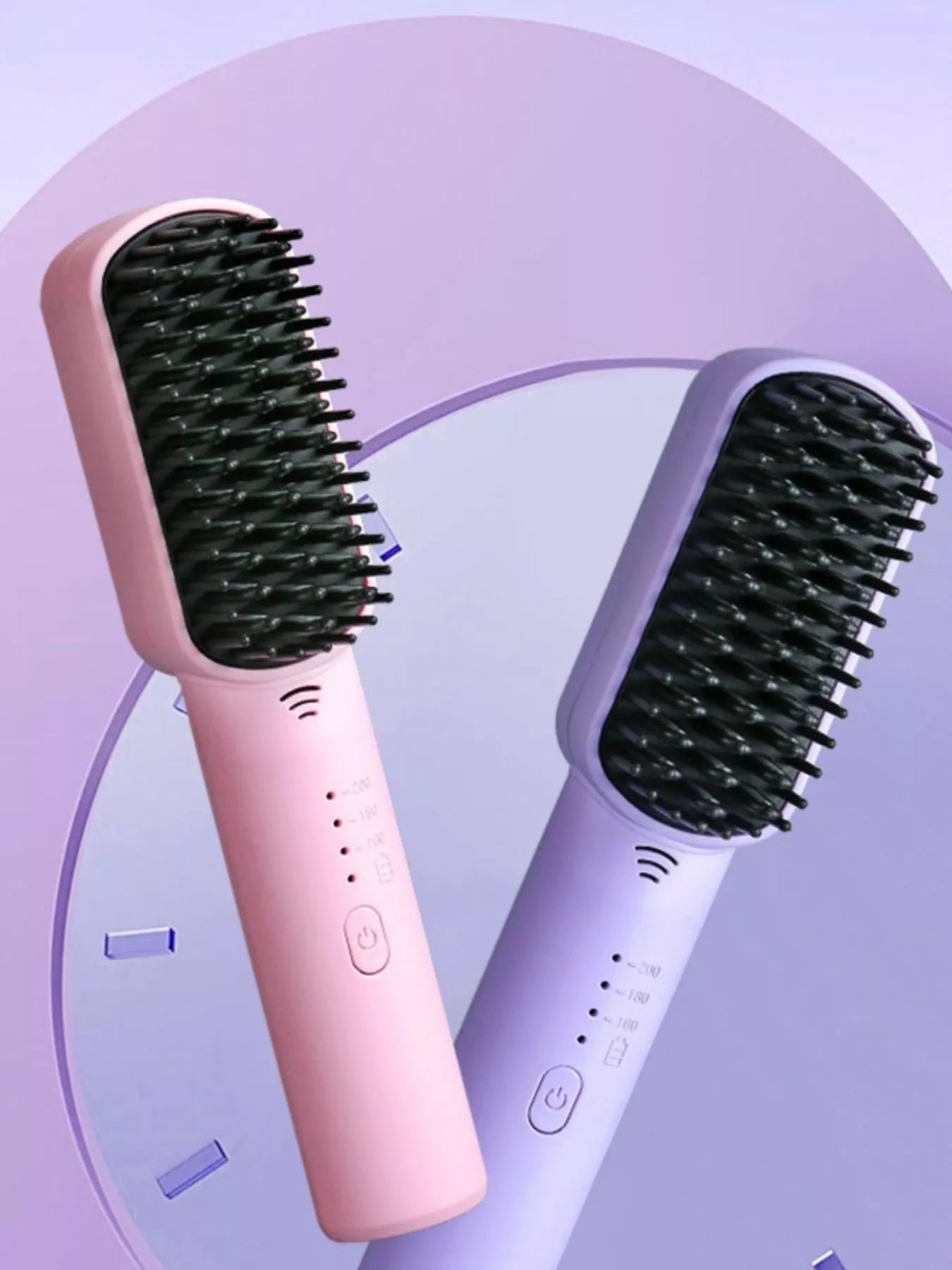 Portable Heated Hair Straightening Comb