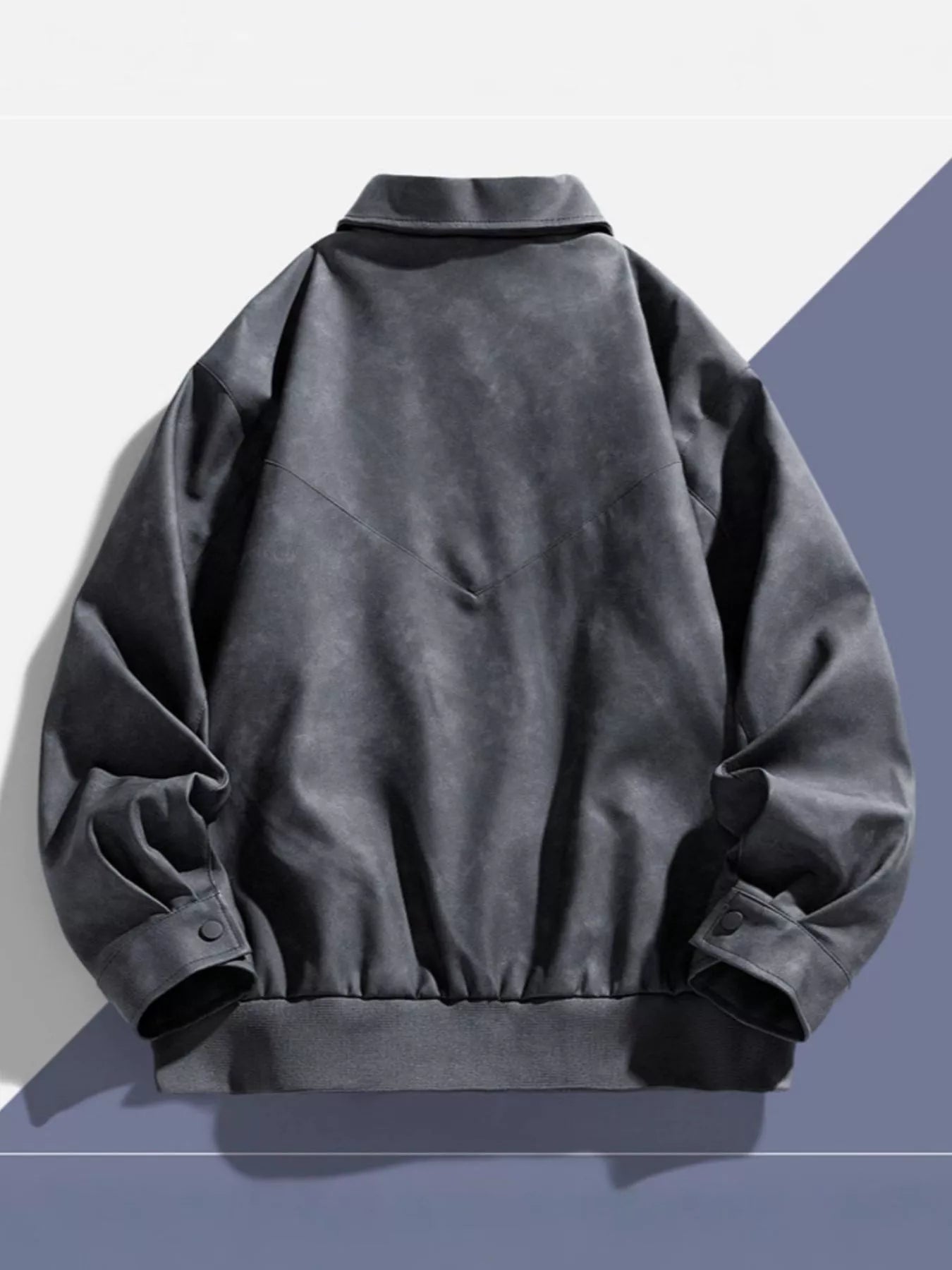 Men's Plus Size Long Sleeve Casual Jacket