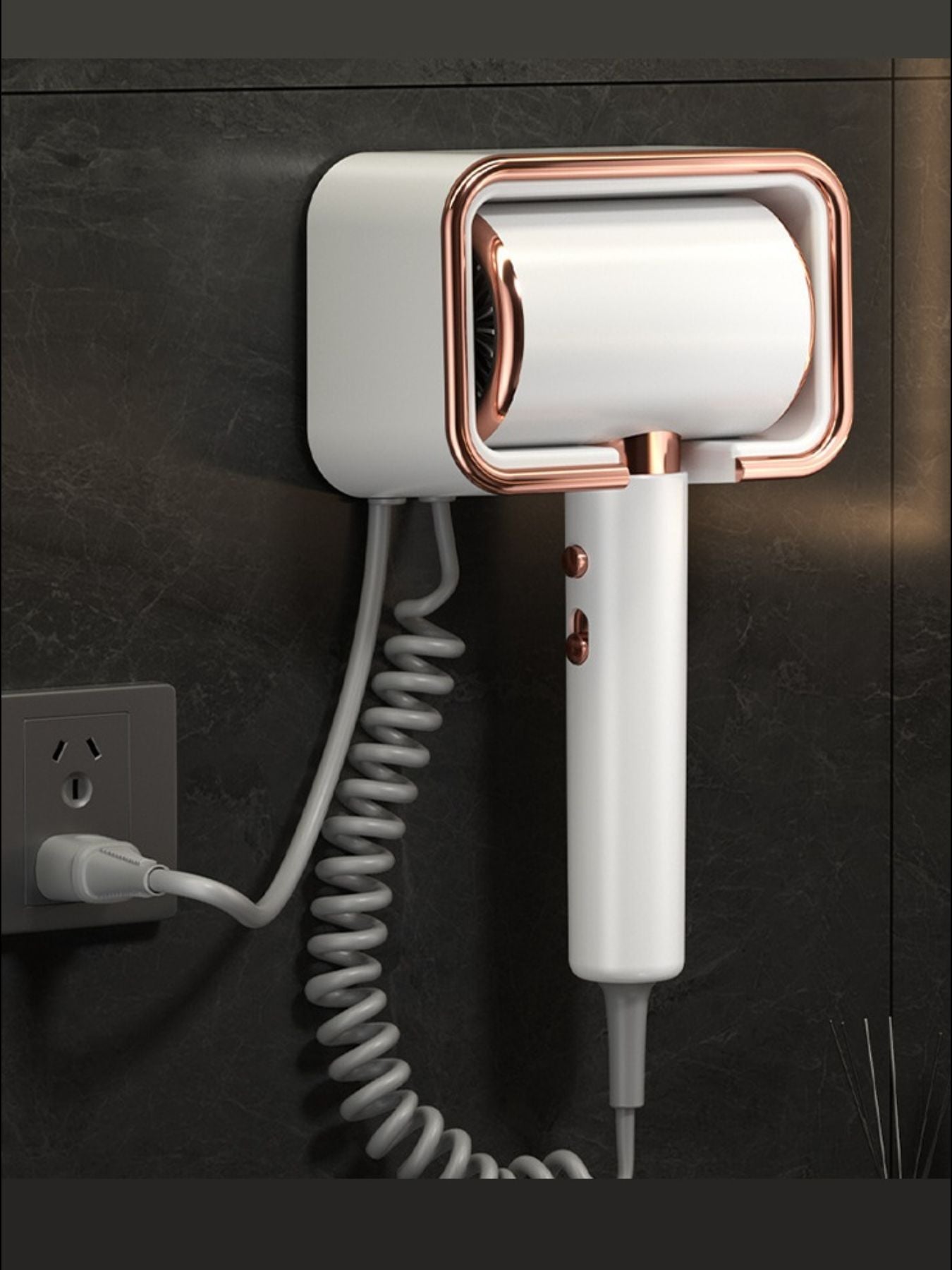 Wall-Mounted Household Hair Dryer