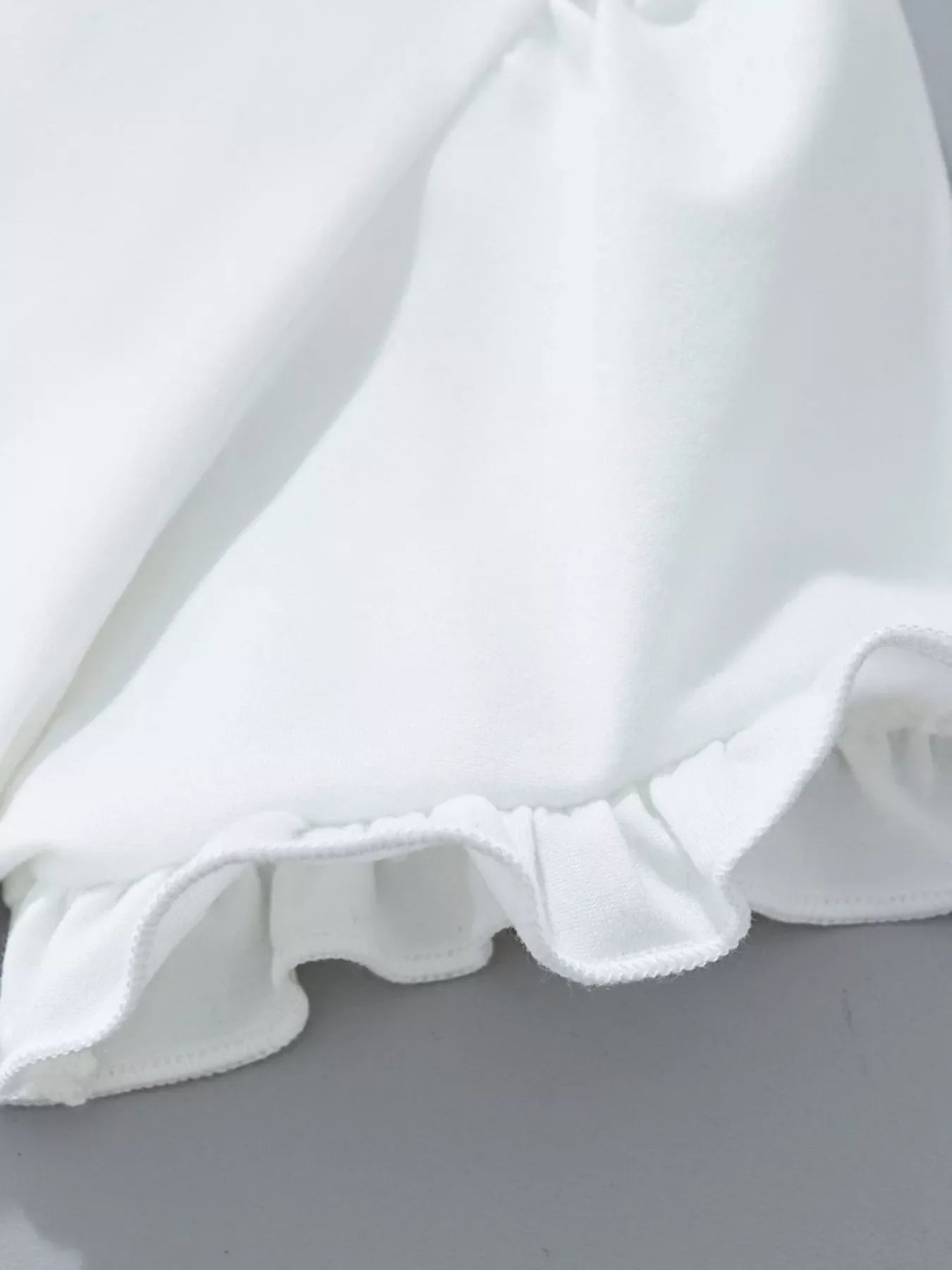 Children's Girl Scooter Graphic Ruffle Sleeve T-Shirt