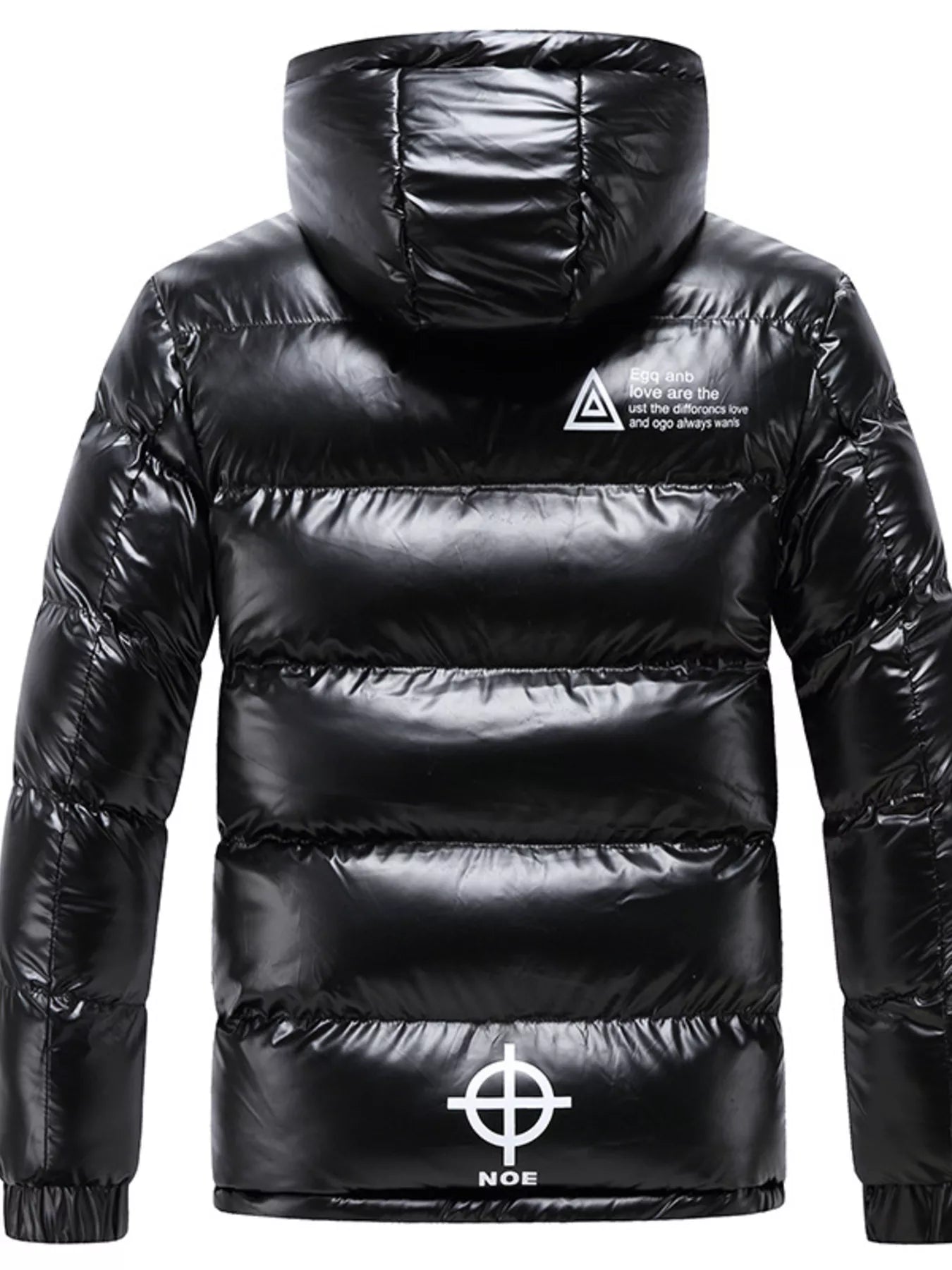 Men's Plus Size Zip Up Puffer Jacket