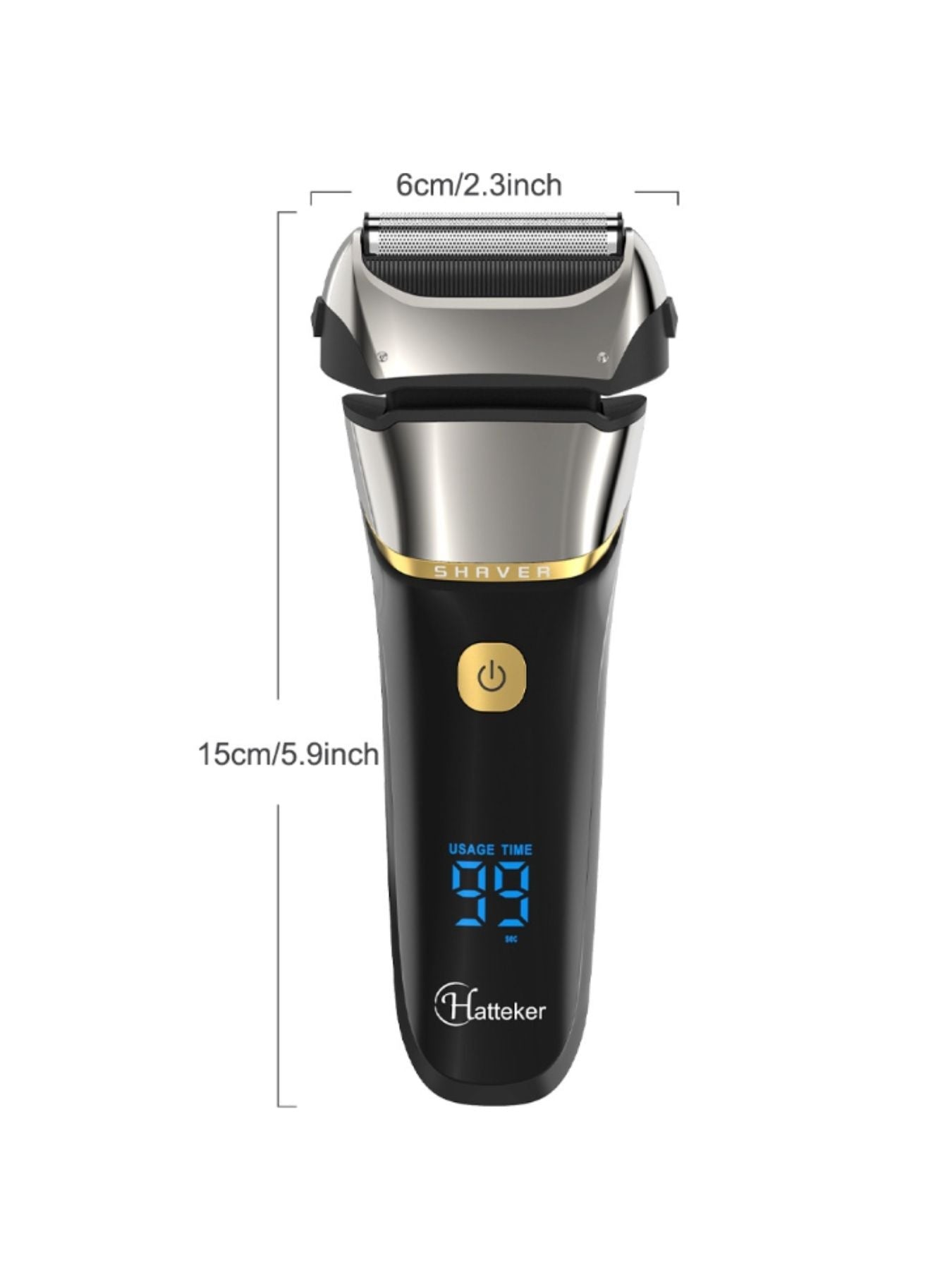 Electric Foil Shaver with LED Display