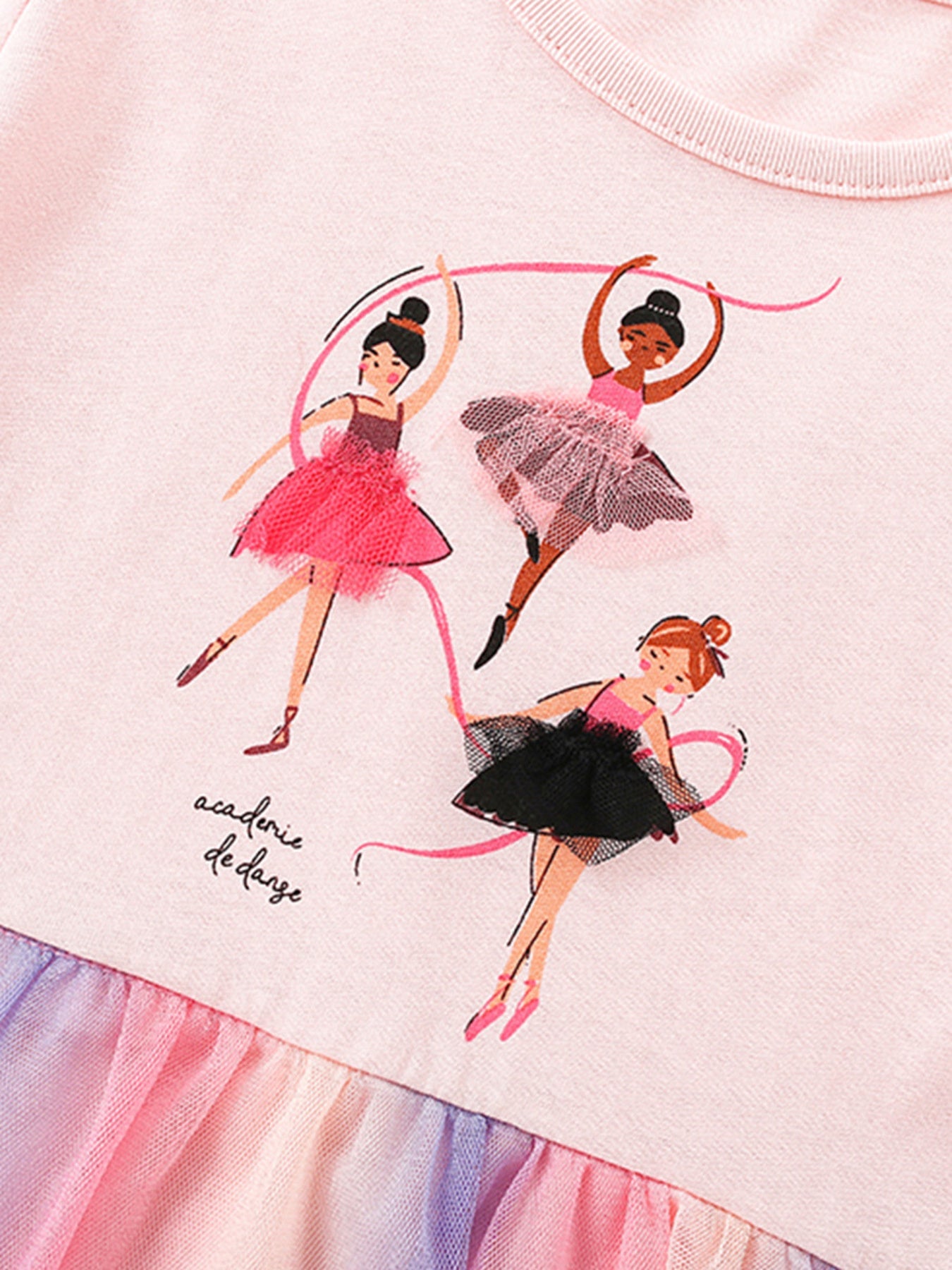 Children's Ballerina Graphic Tulle Dress