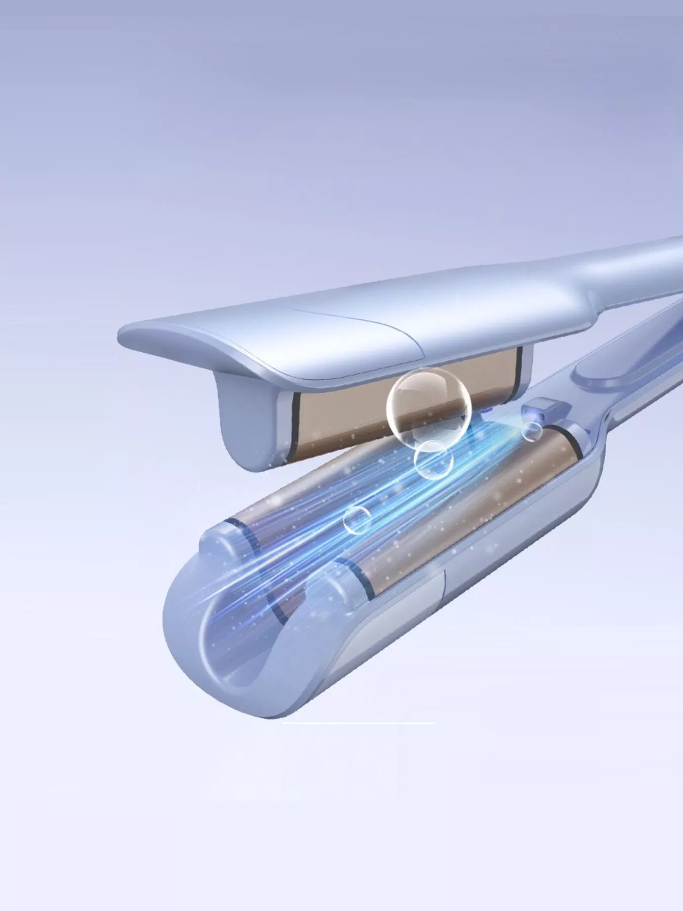 Portable Cordless Curling Iron