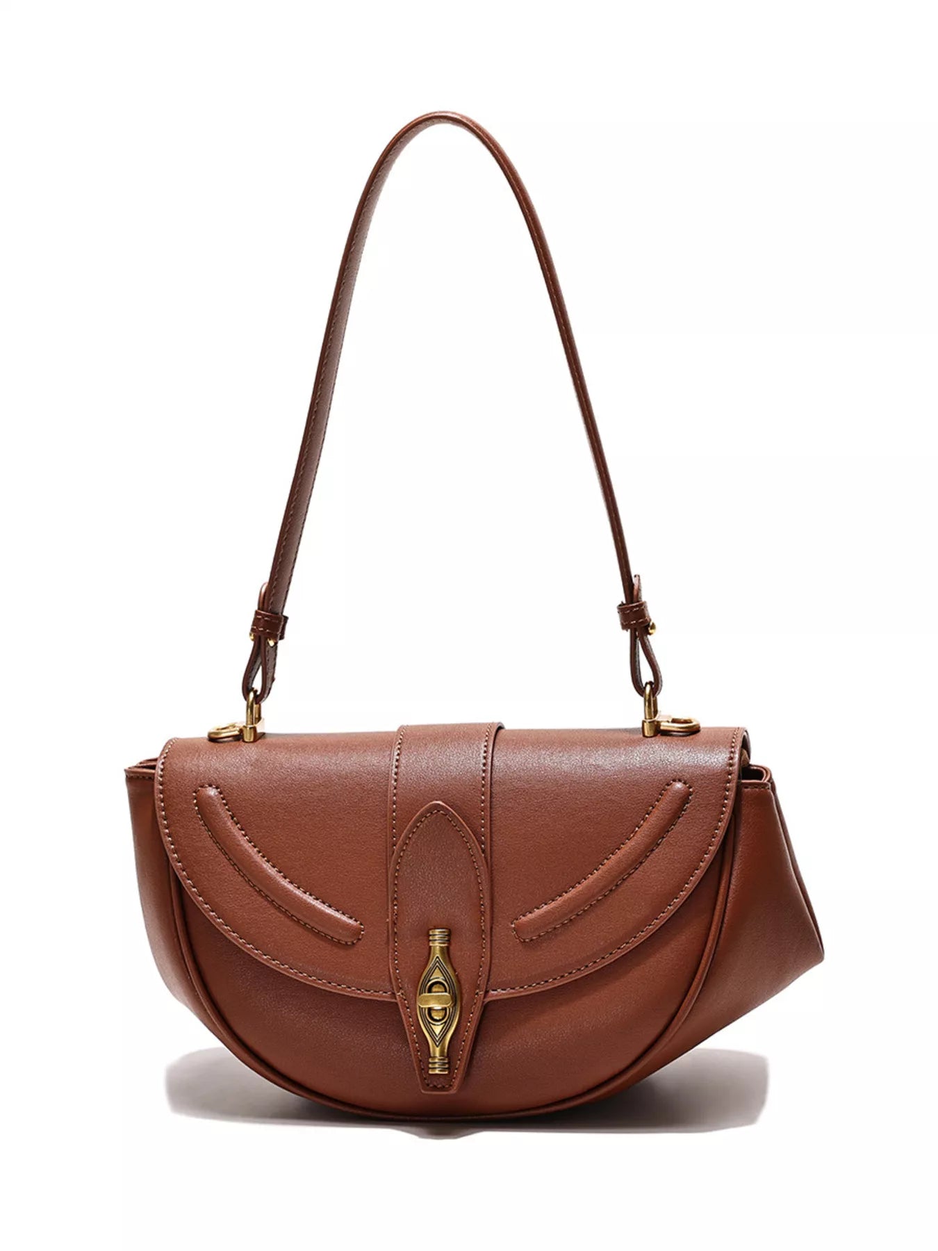 Vintage Saddle Shoulder Bag