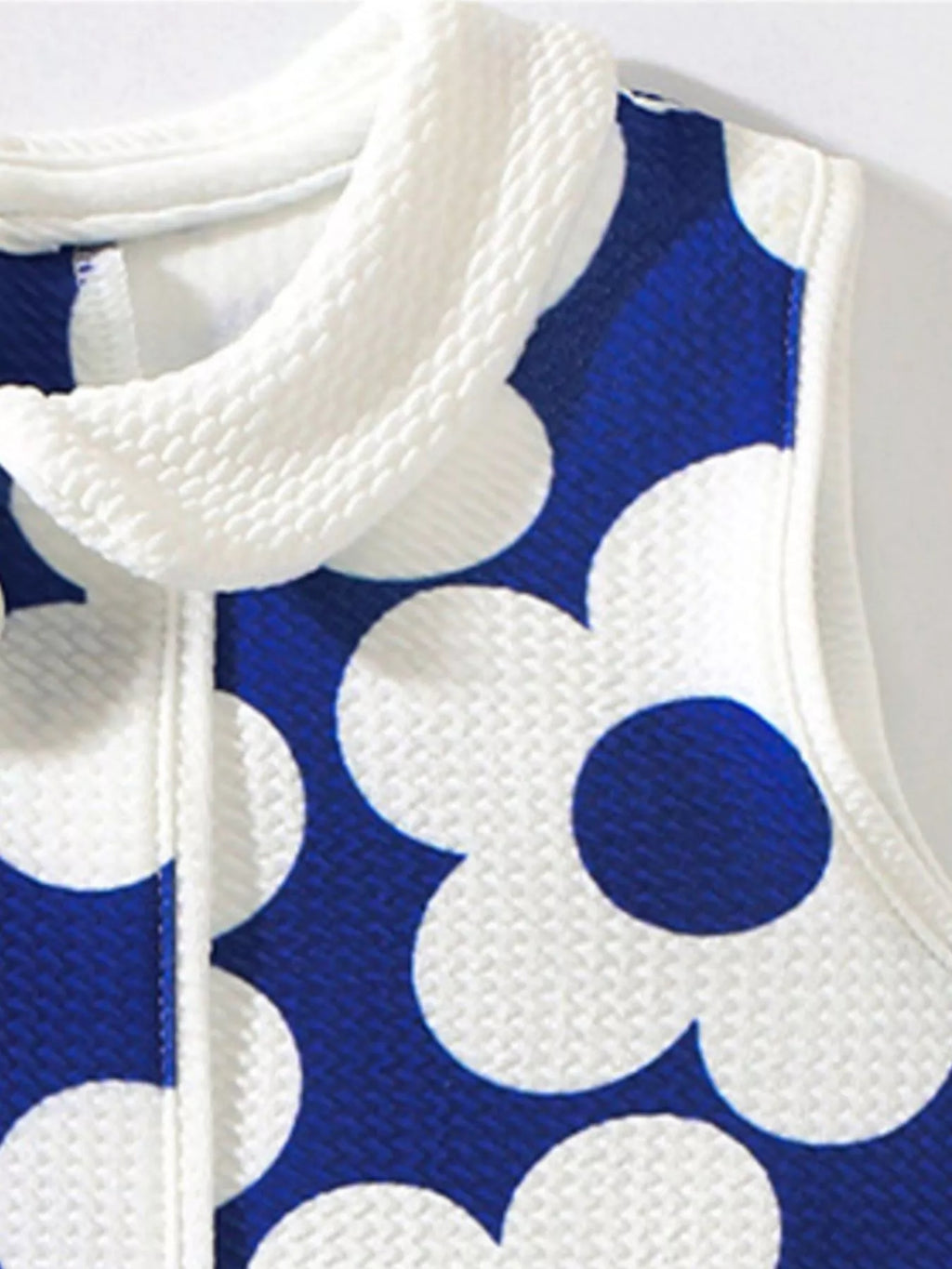 Children's Floral Print Sleeveless Dress