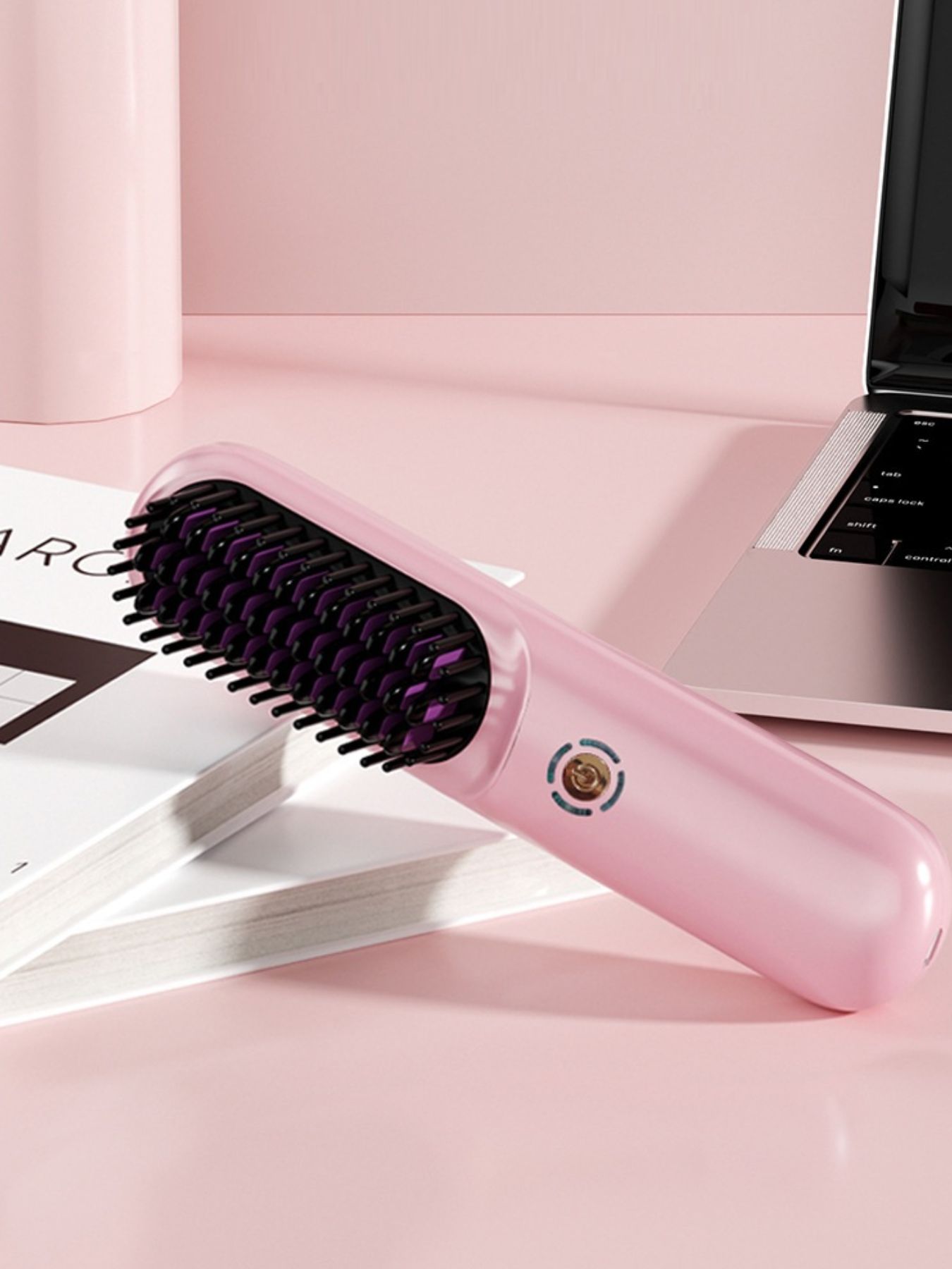 Portable Heated Hair Straightening Comb