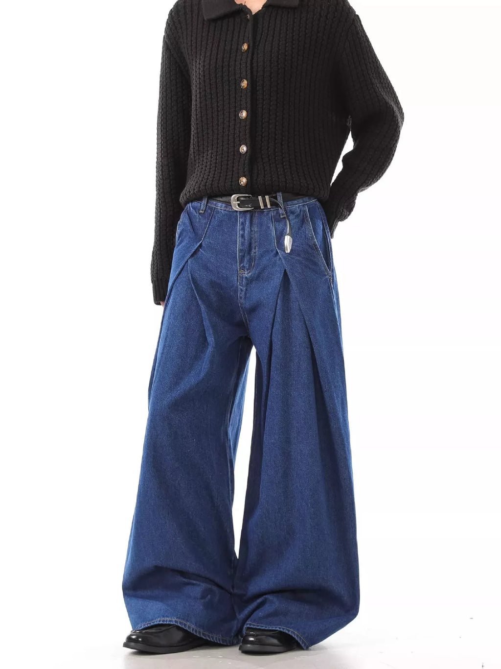 Men's Full Size Wide Leg Jeans Plus Size