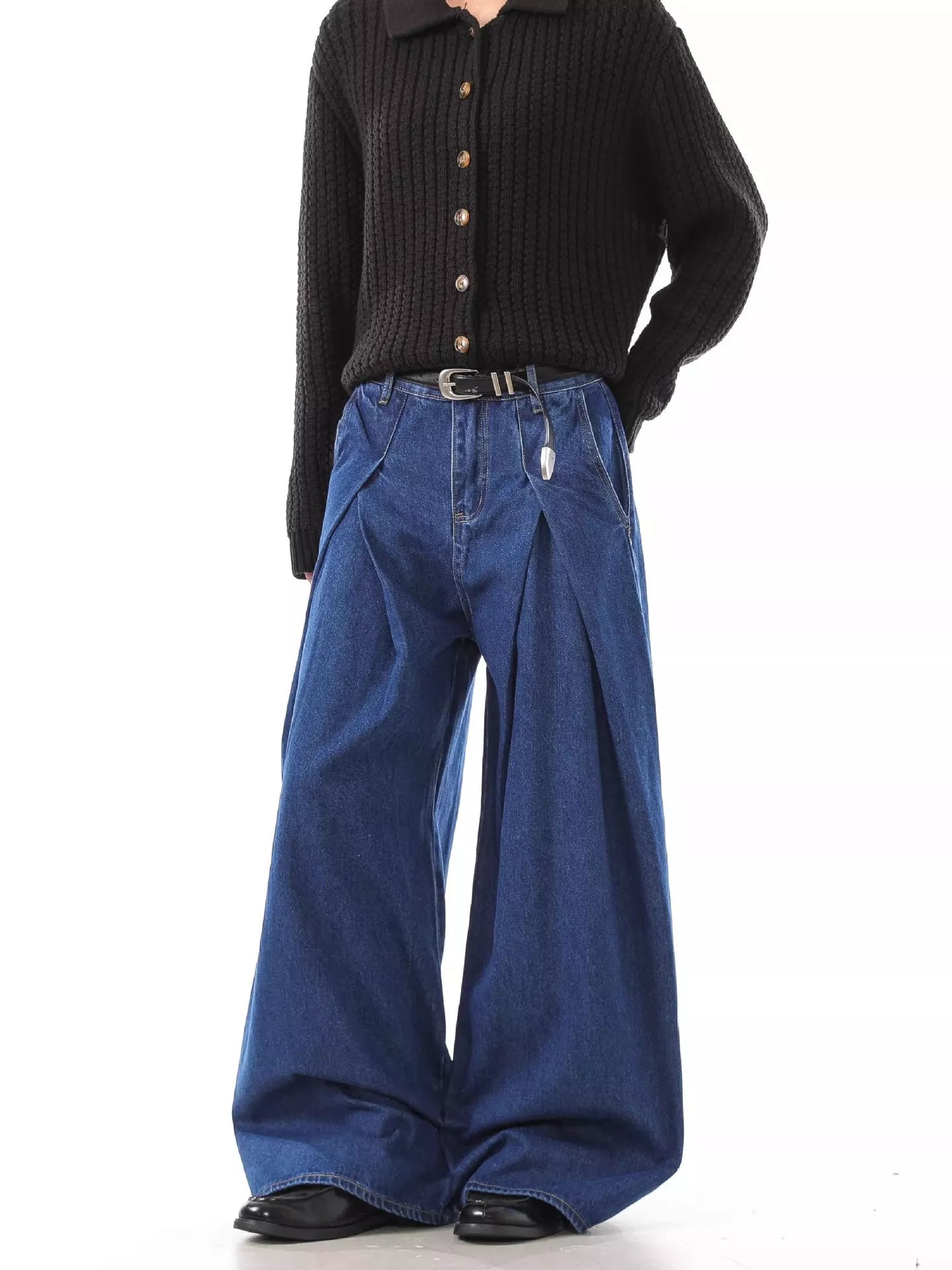 Men's Full Size Wide Leg Jeans Plus Size