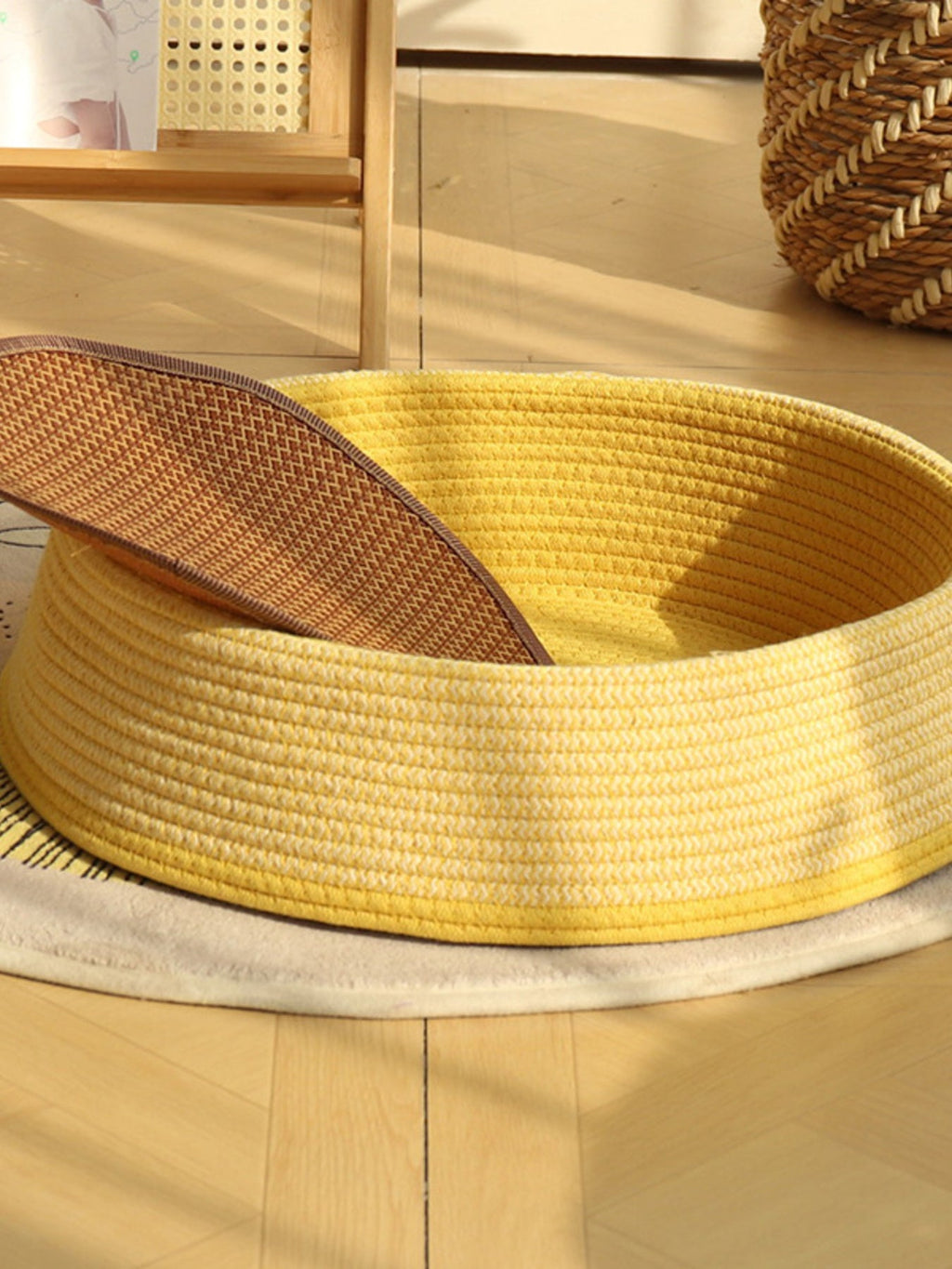 Woven Rattan Pet Nest