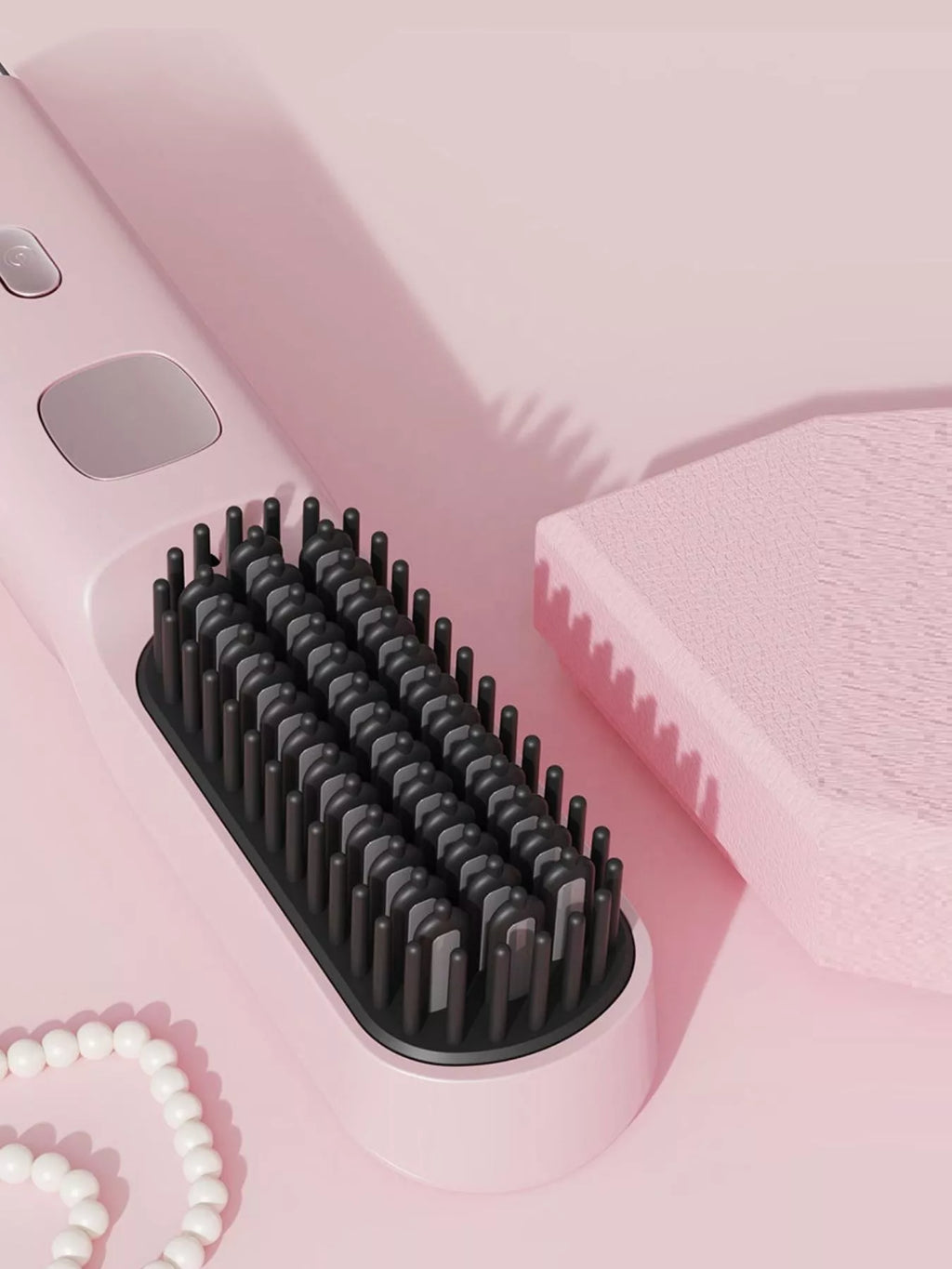 Portable Heated Hair Straightening Comb