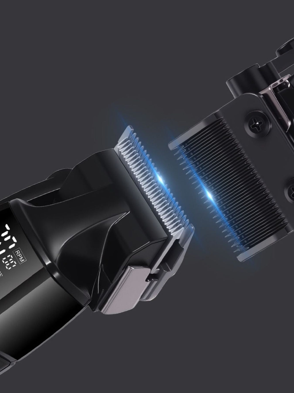 Cordless Hair Clipper with LED Display