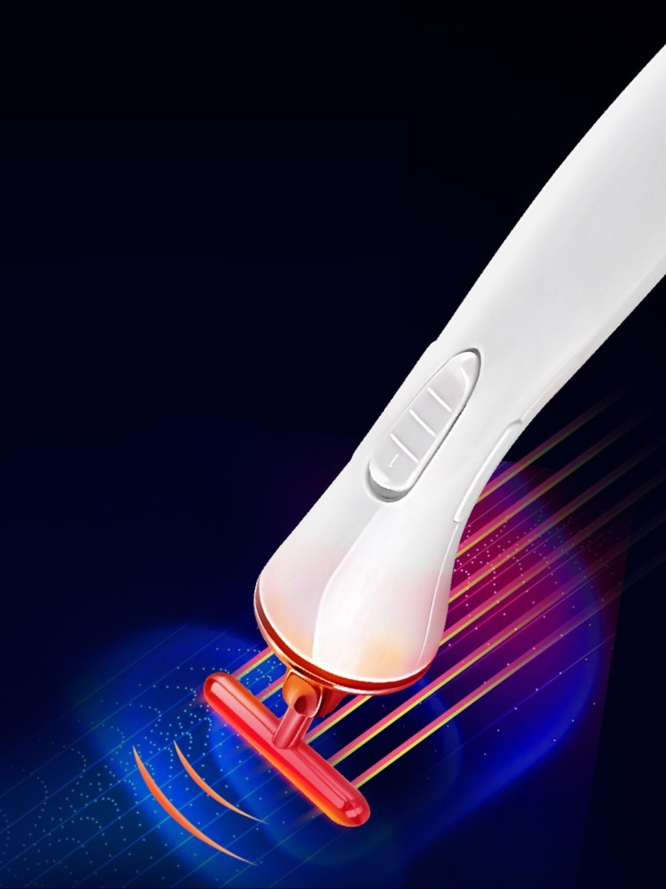 T-Shape Microcurrent Facial Massager Beauty Device
