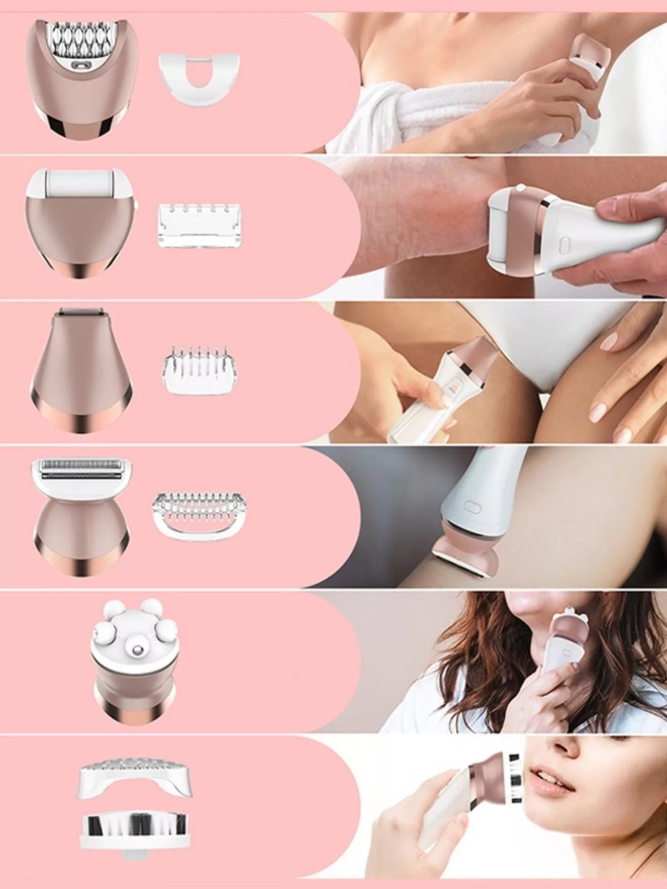 6-in-1 Multi-Function Hair Removal