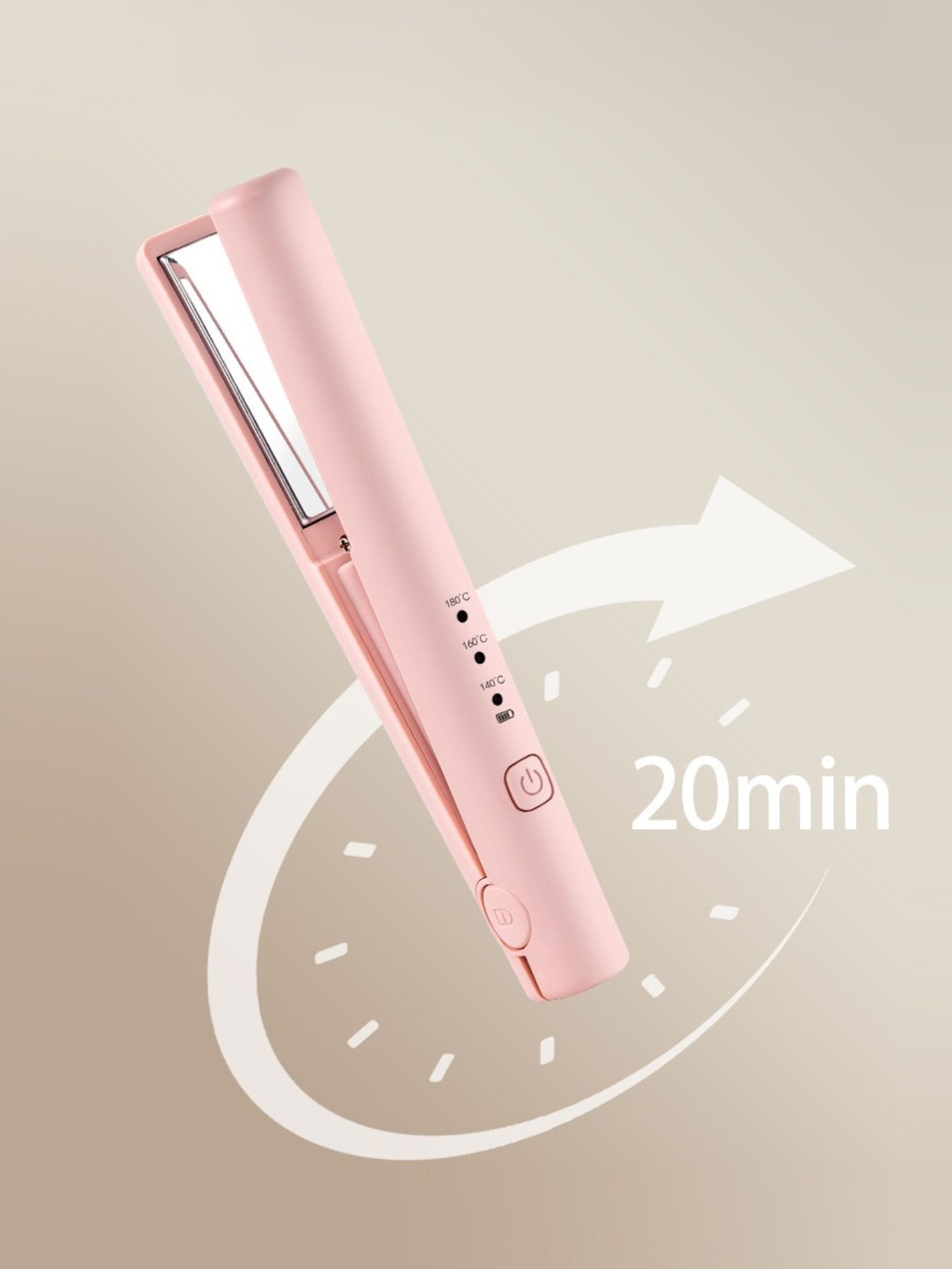 Cordless Rechargeable Mini Hair Straightener