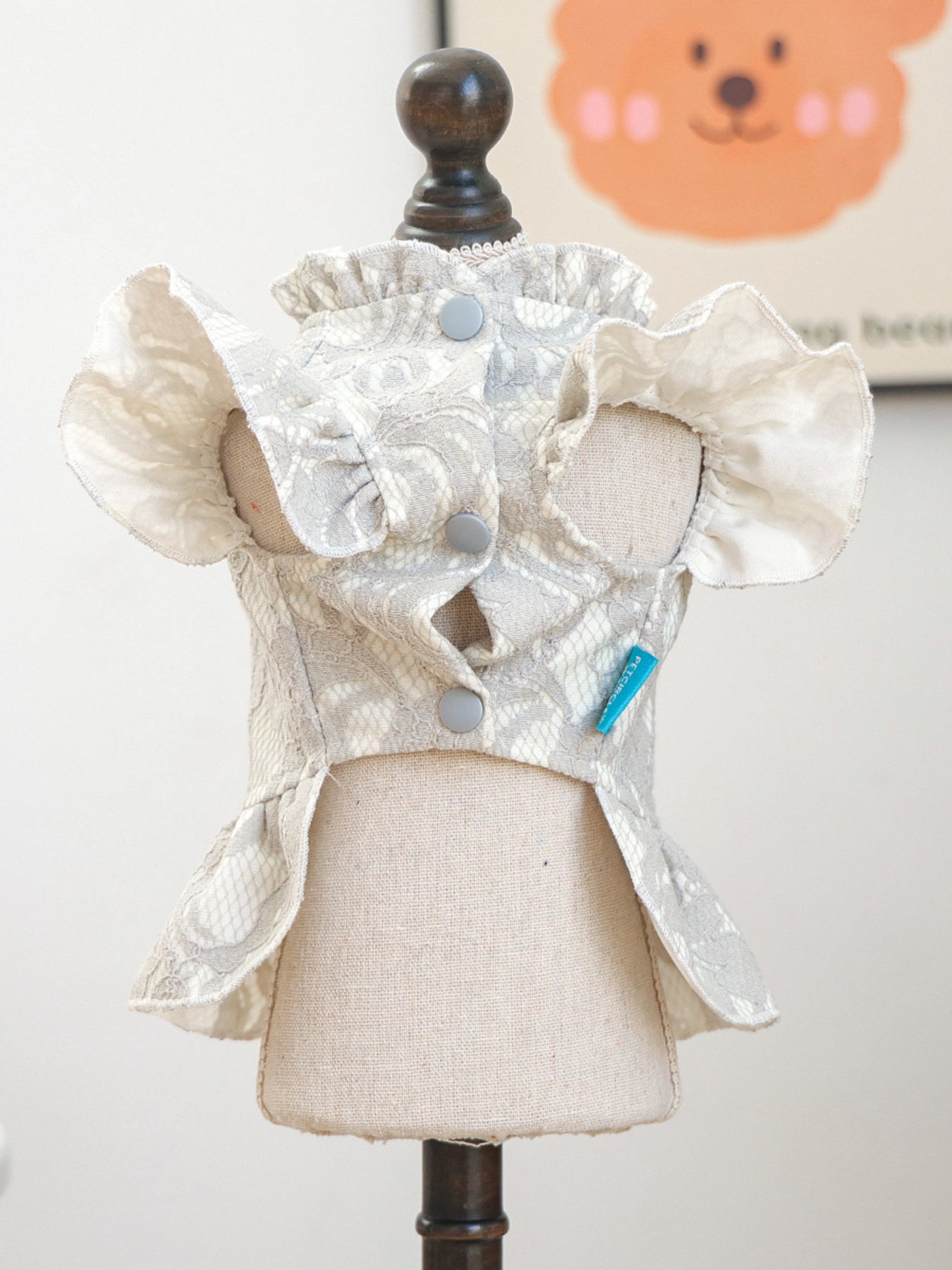 Ruffled Pet Dress with Bow