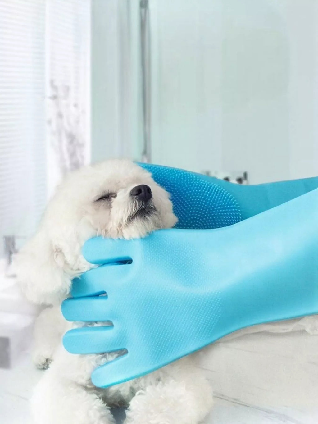 Touch Pet Shower & Grooming Gloves