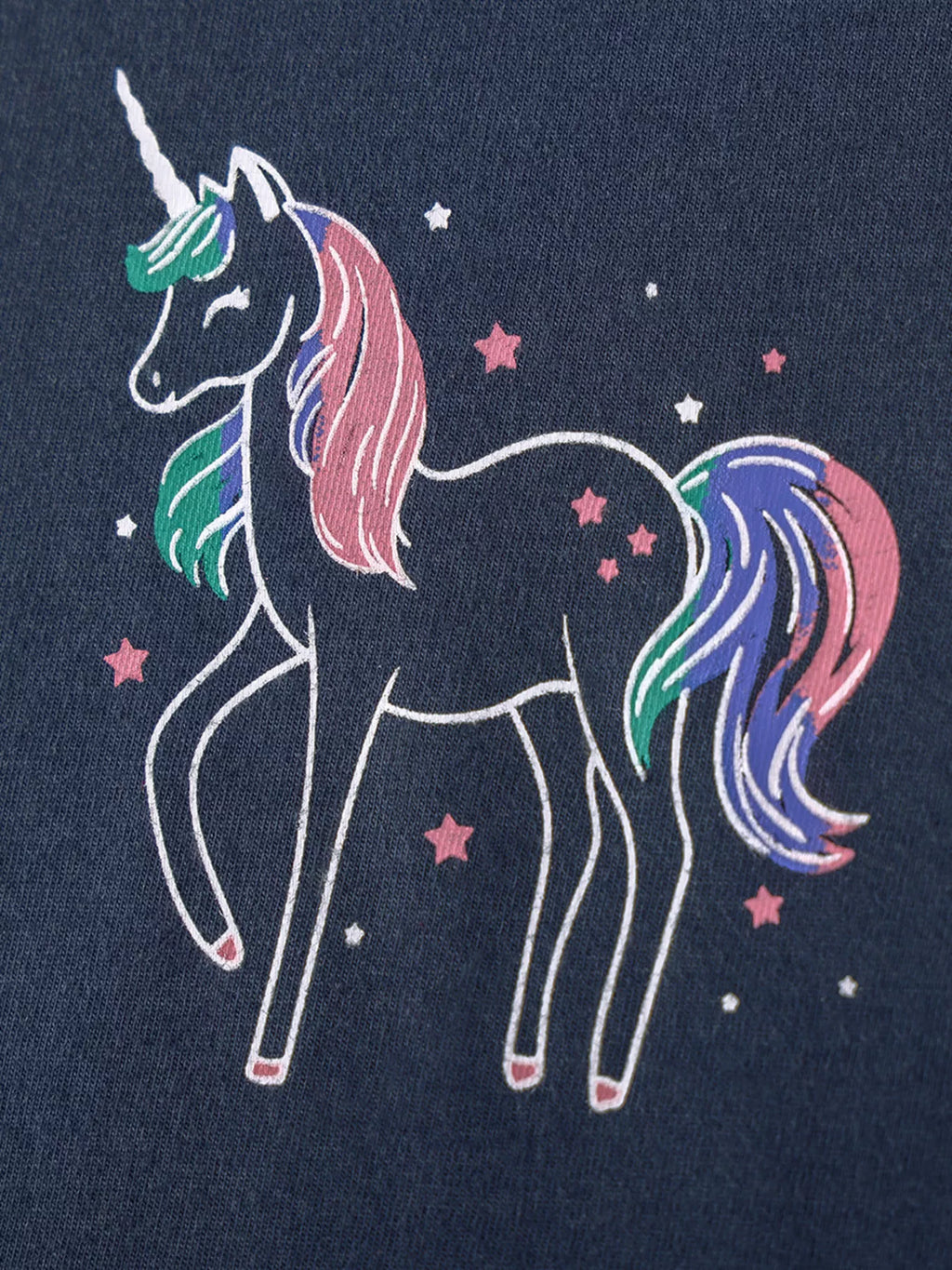 Children's Unicorn Graphic Ruffle Sleeve Tulle Dress