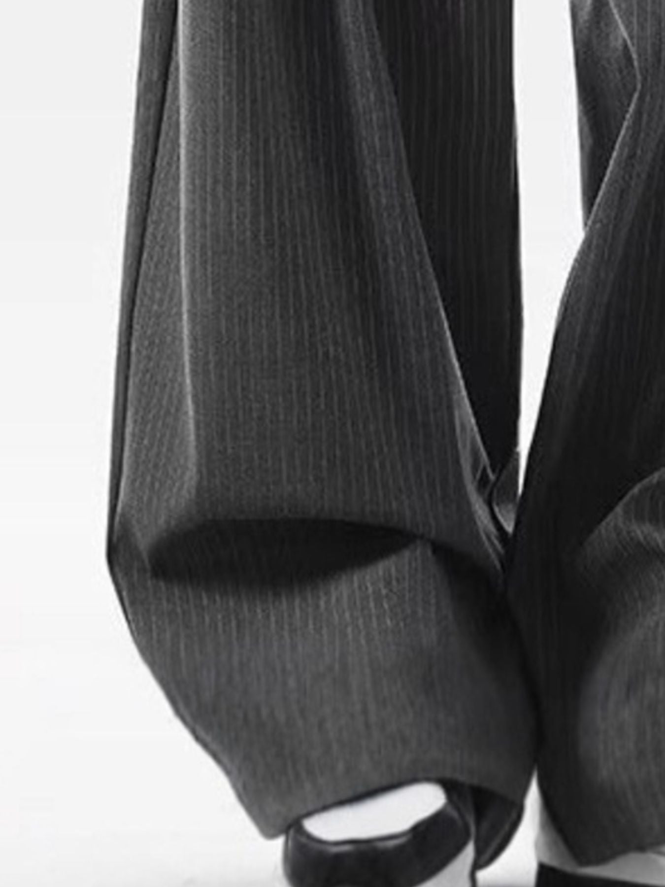 Men's Plus Size Wide Leg Striped Pants