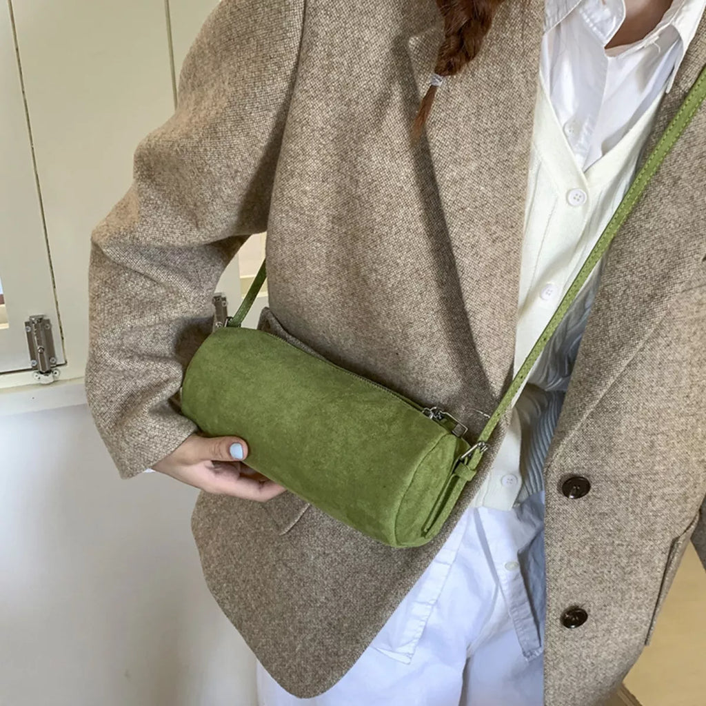 Retro Cylinder Shoulder Bag