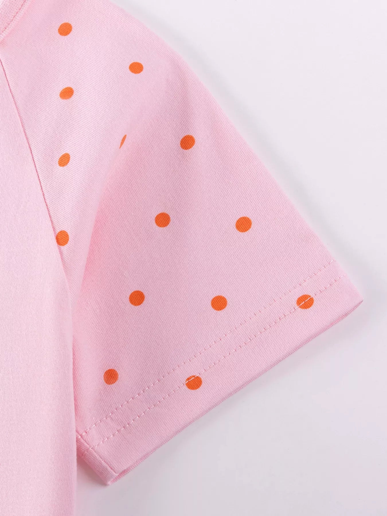 Children's Cherry Short Sleeve Casual Dress
