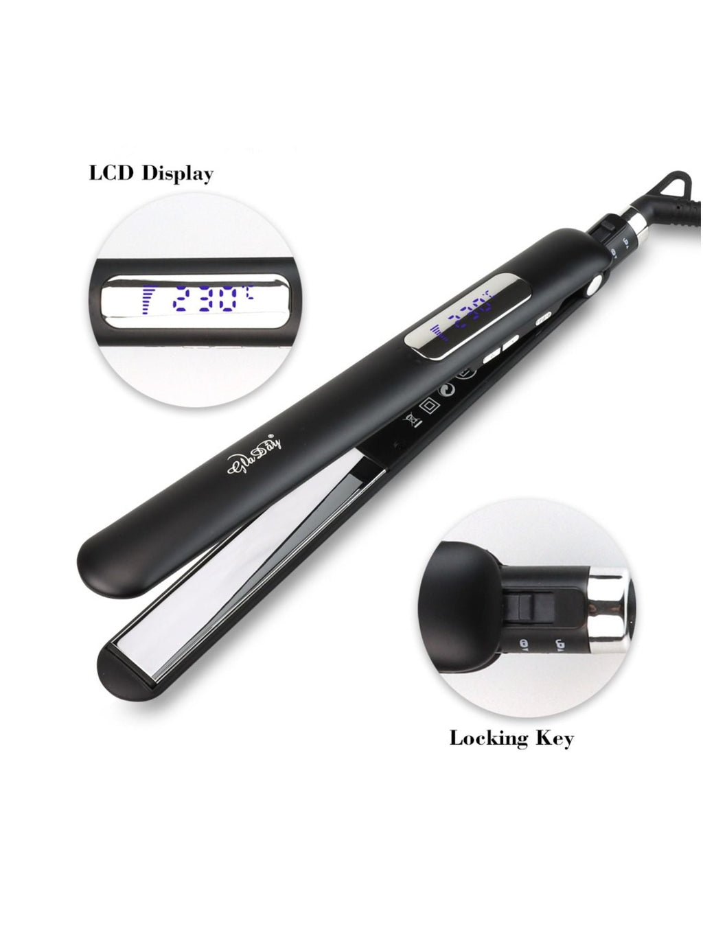 Adjustable Temperature Hair Straightener