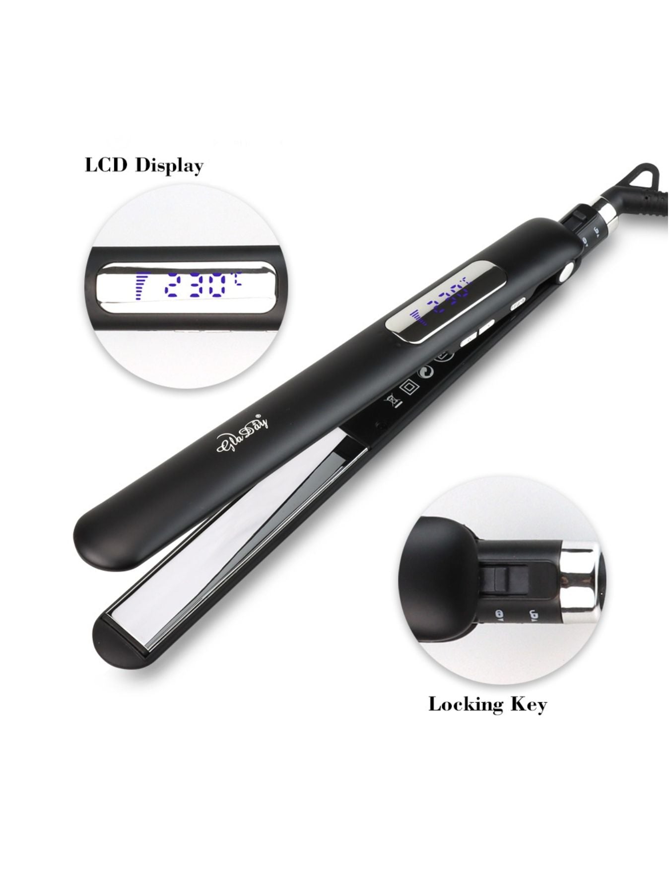 Adjustable Temperature Hair Straightener