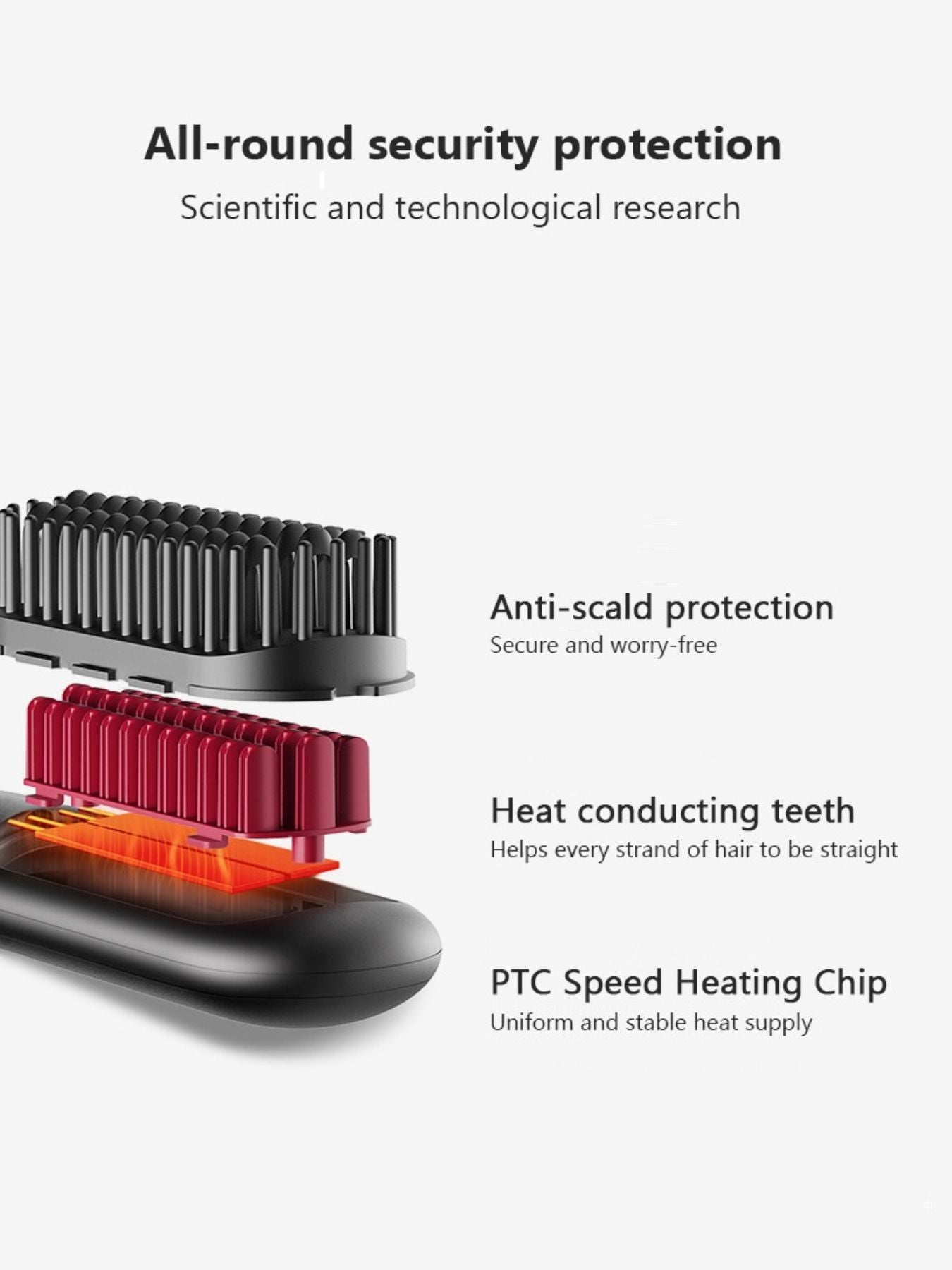 Heated Straightening Comb