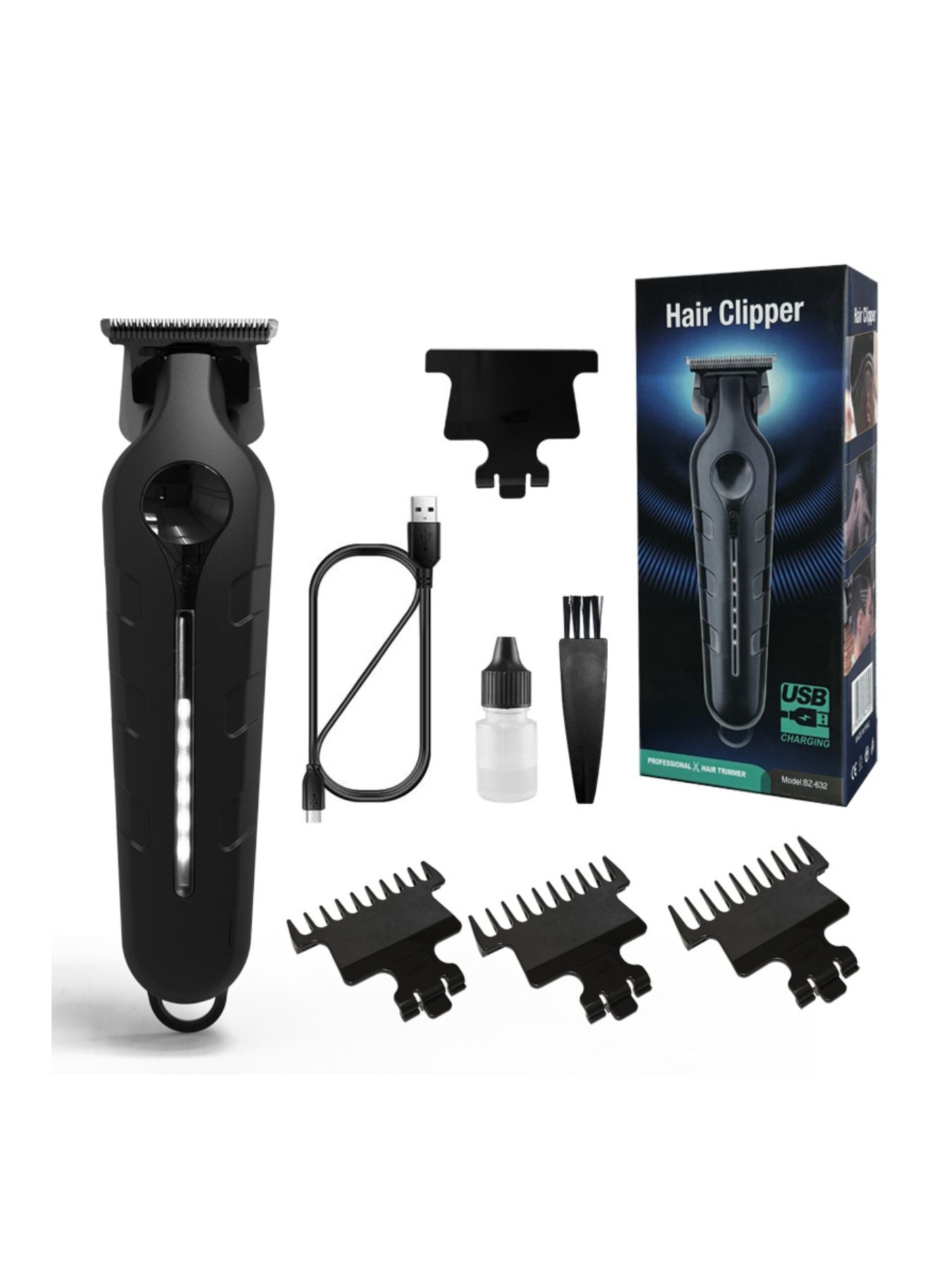 Cordless LED Hair Clipper